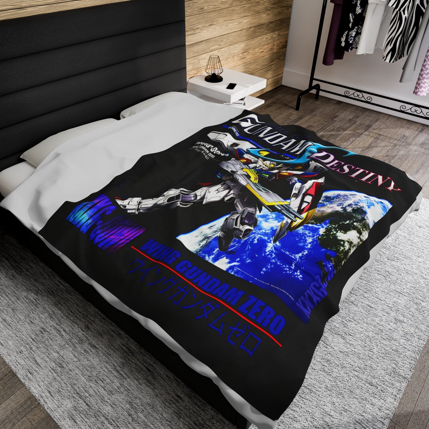 Gundam - Destiny - Velveteen Plush Blanket
