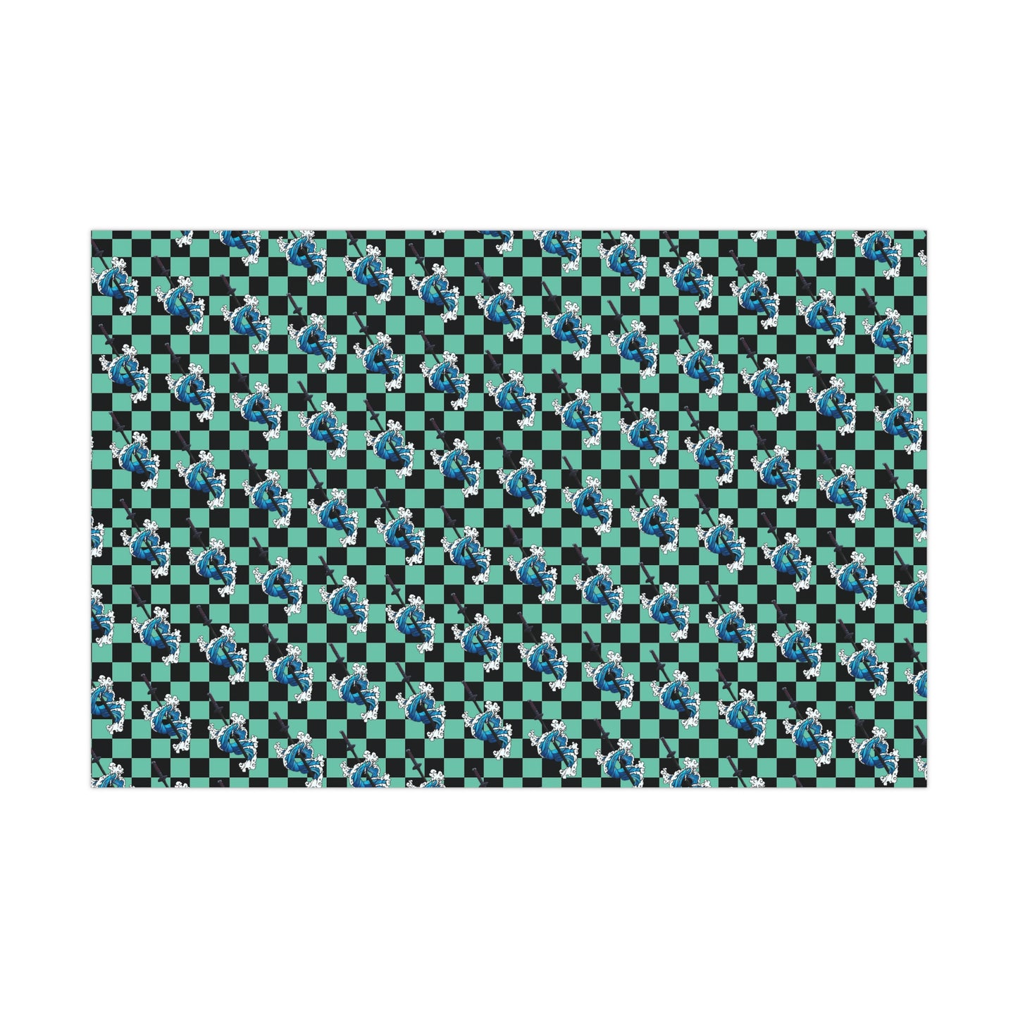 Demon Slayer - Tanjiro Water Breathing - Wrapping Paper