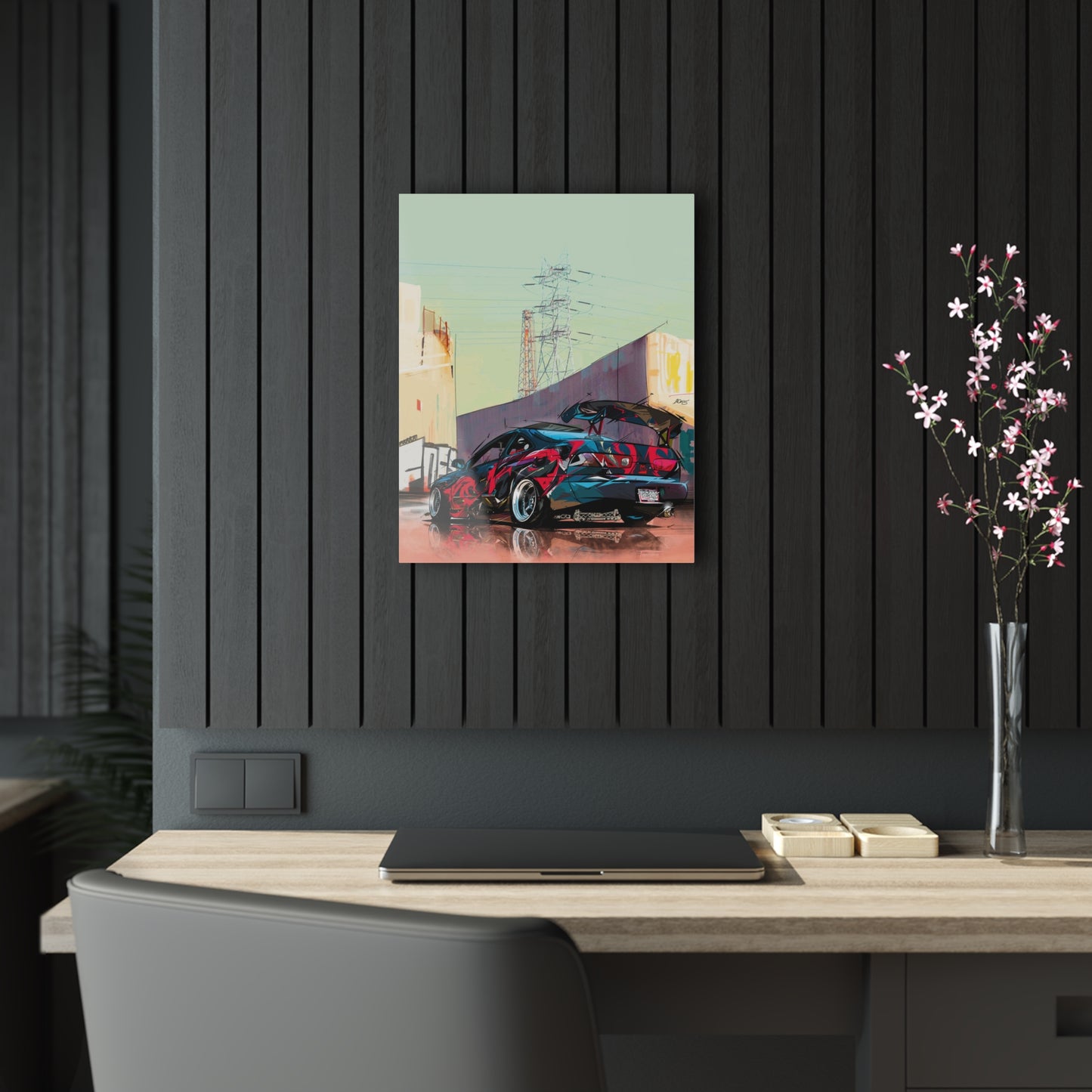 Kid Tweak X r0cean11 - Teggy "City" - Acrylic Print