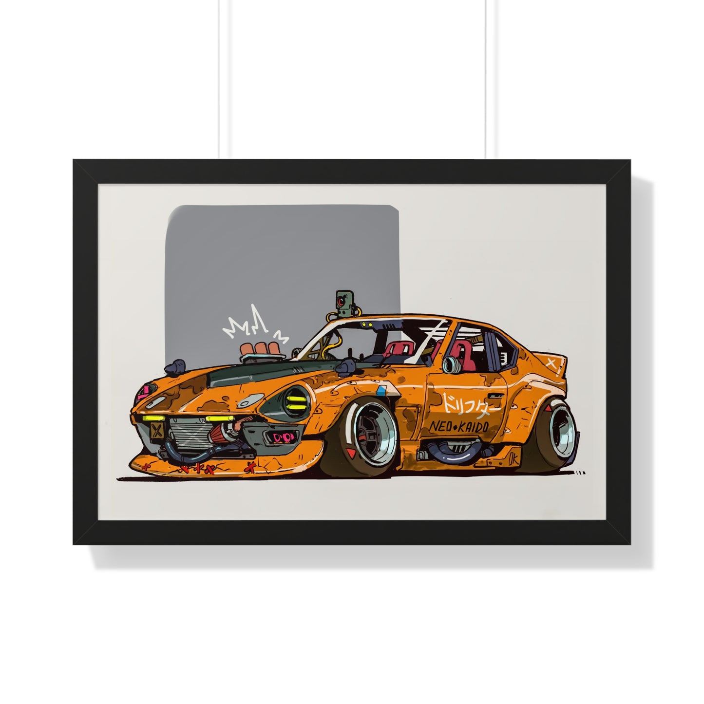 Anime '82 - Datsun - Framed Poster