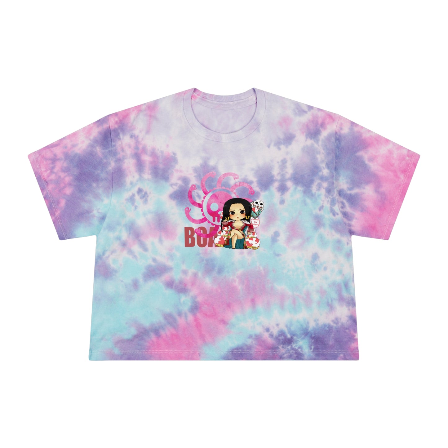 One Piece - Boa - Womens Tie-Dye Crop Tee