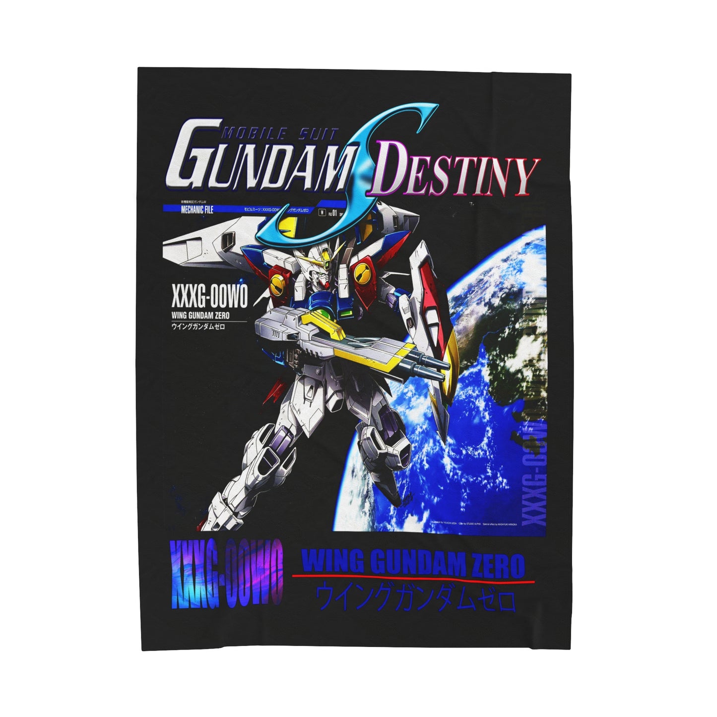 Gundam - Destiny - Velveteen Plush Blanket