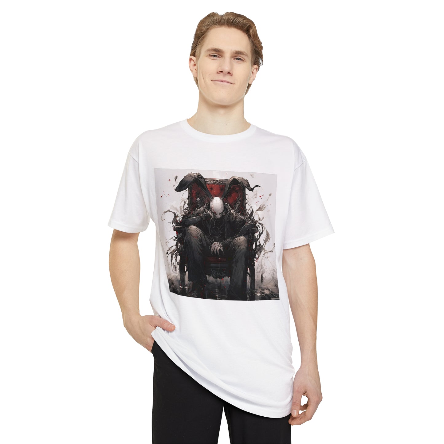 Follow The White Rabbit - Long Body Urban Tee