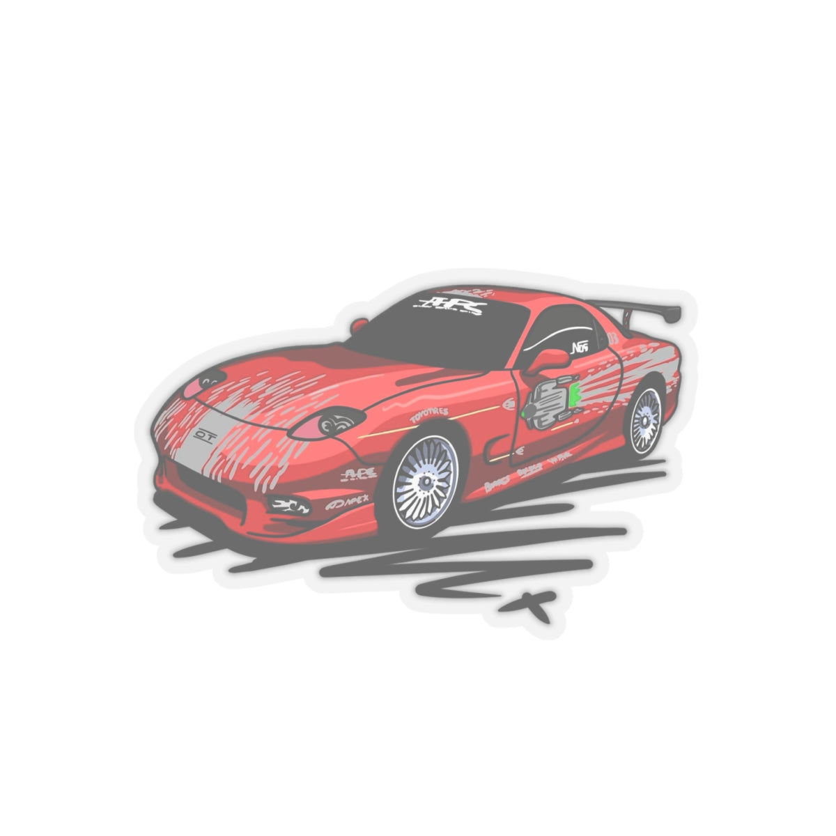 Sxetched X r0cean11 - FF RX7 - Sticker