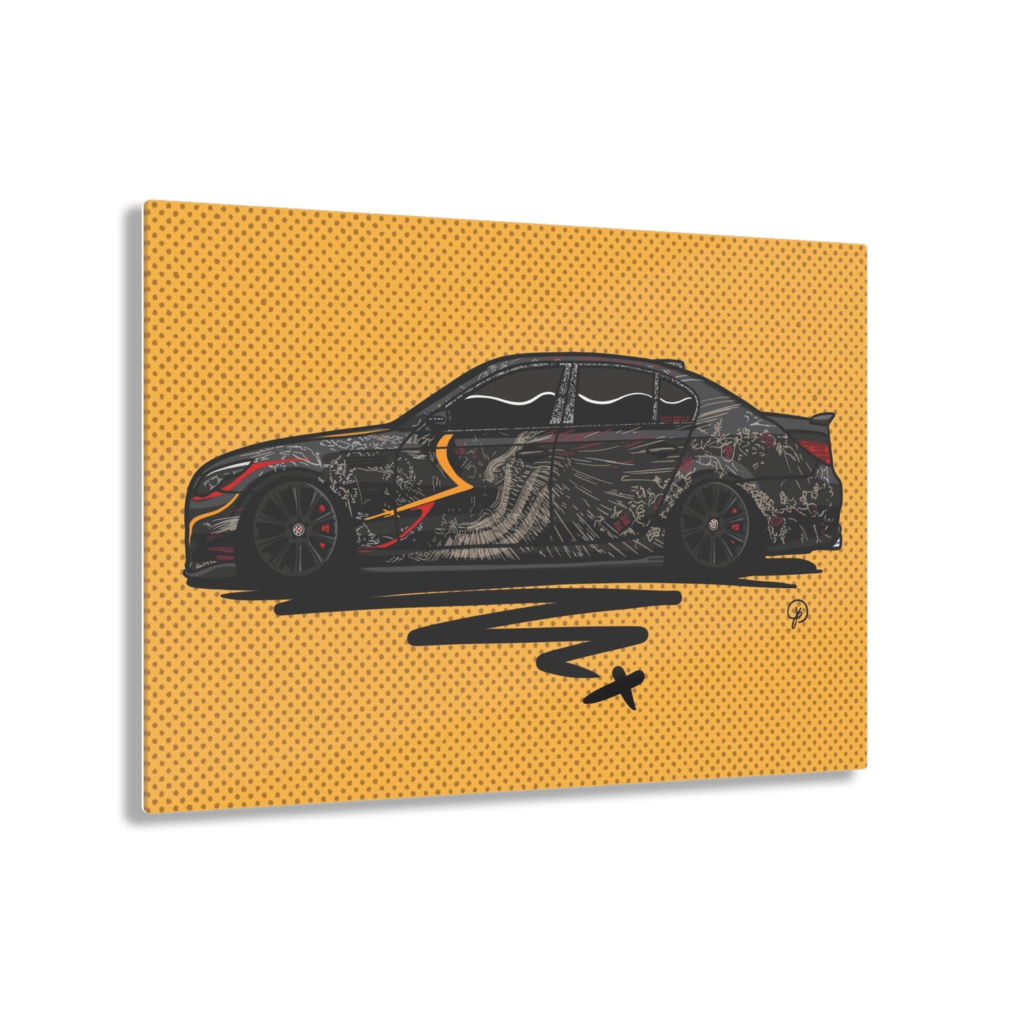 Sxetched X r0cean11 - 2008 BMW E60 DINAN M5 6MT - Acrylic Print