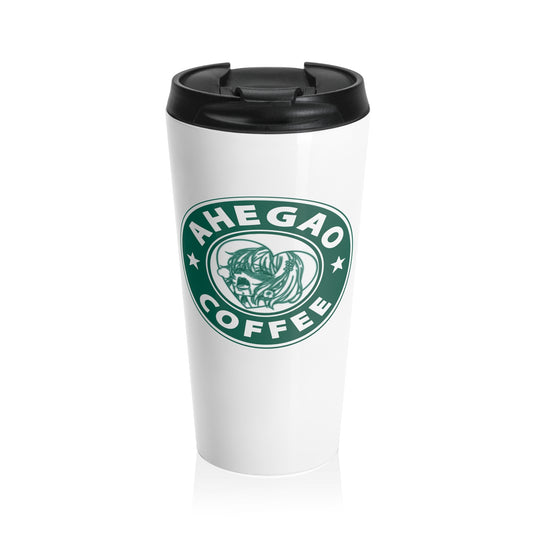 r0cean11 - Ahegao Coffee - Stainless Steel Travel Mug