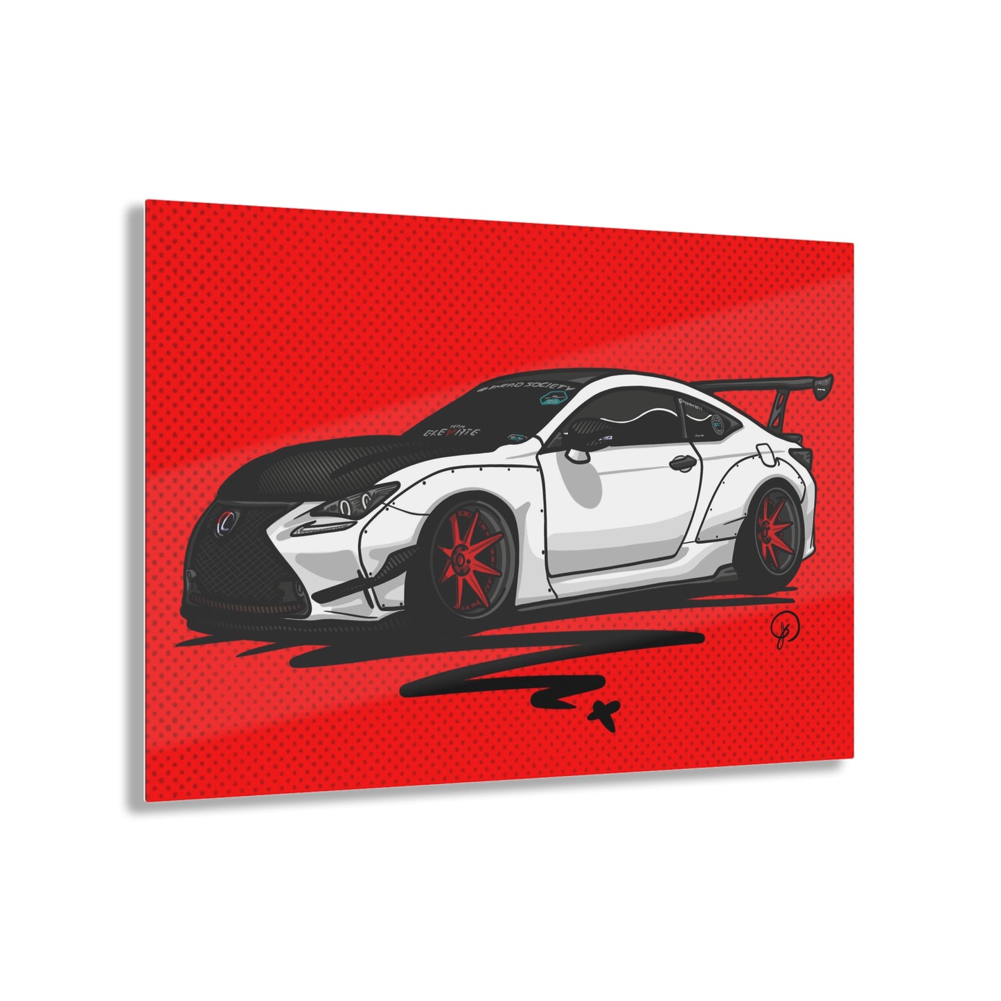 Sxetched X r0cean11 - 2015 Lexus RC350 F - Acrylic Print