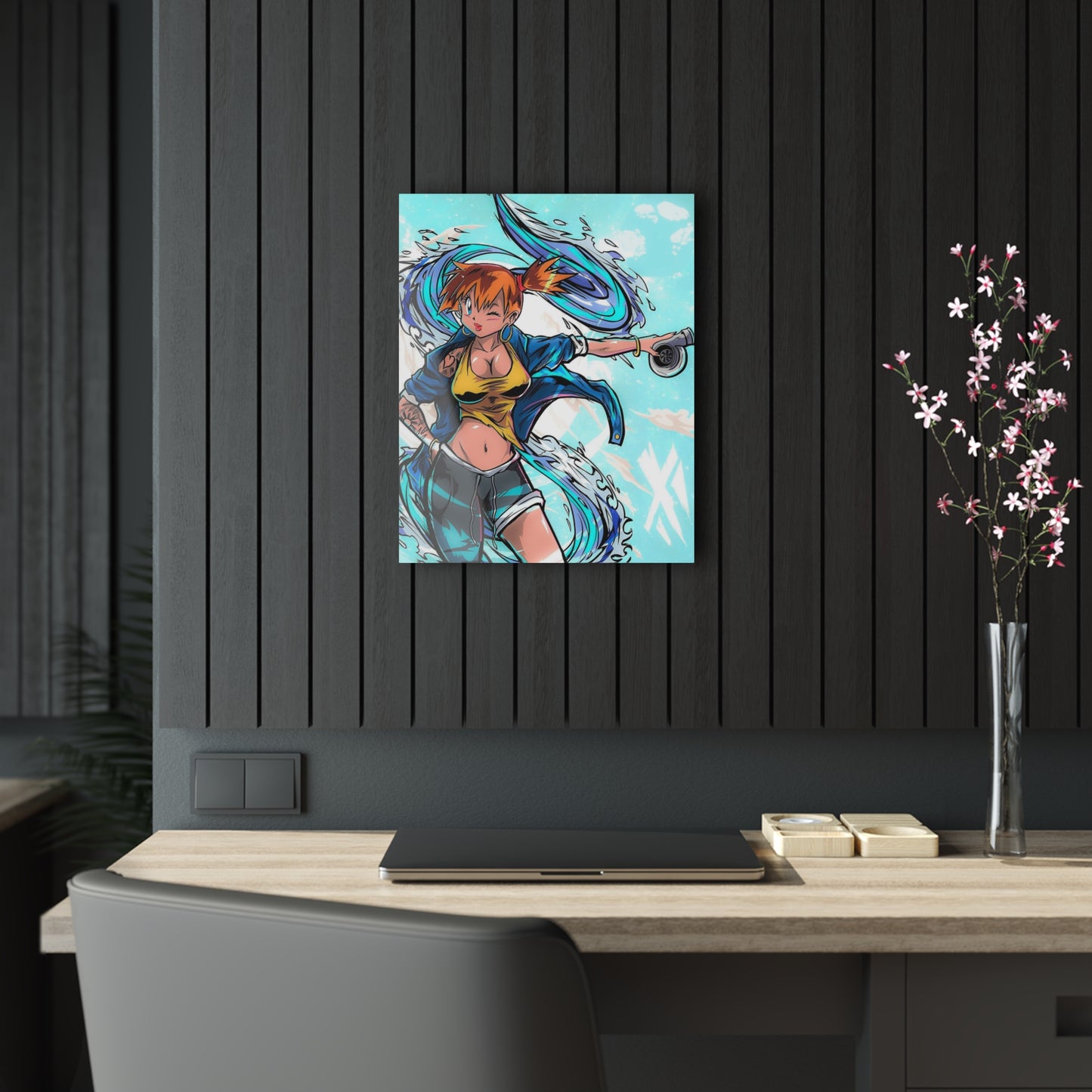 Pokemon - Misty "Gotta Blow Them All" - Acrylic Print