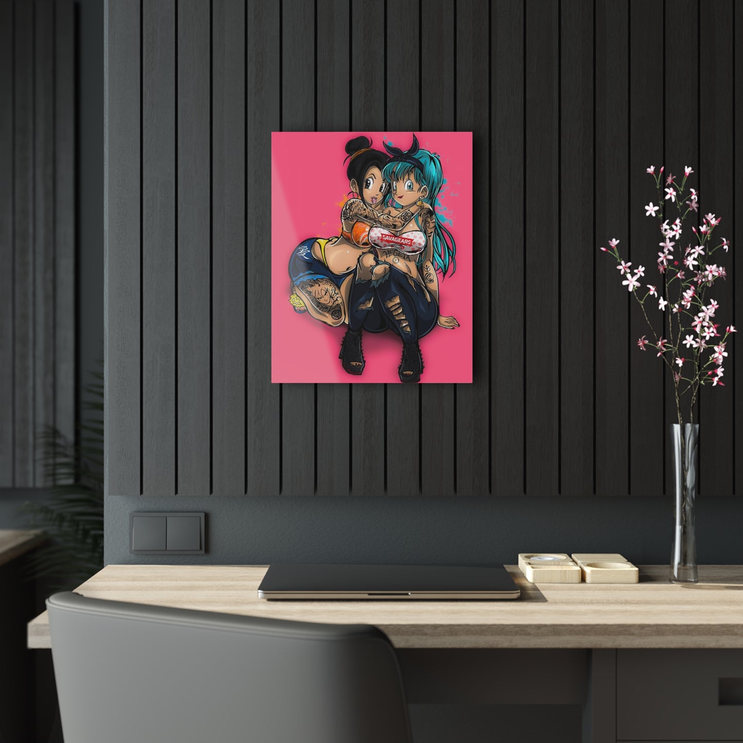 Dragon Ball - Chi Chi and Bulma - Acrylic Print