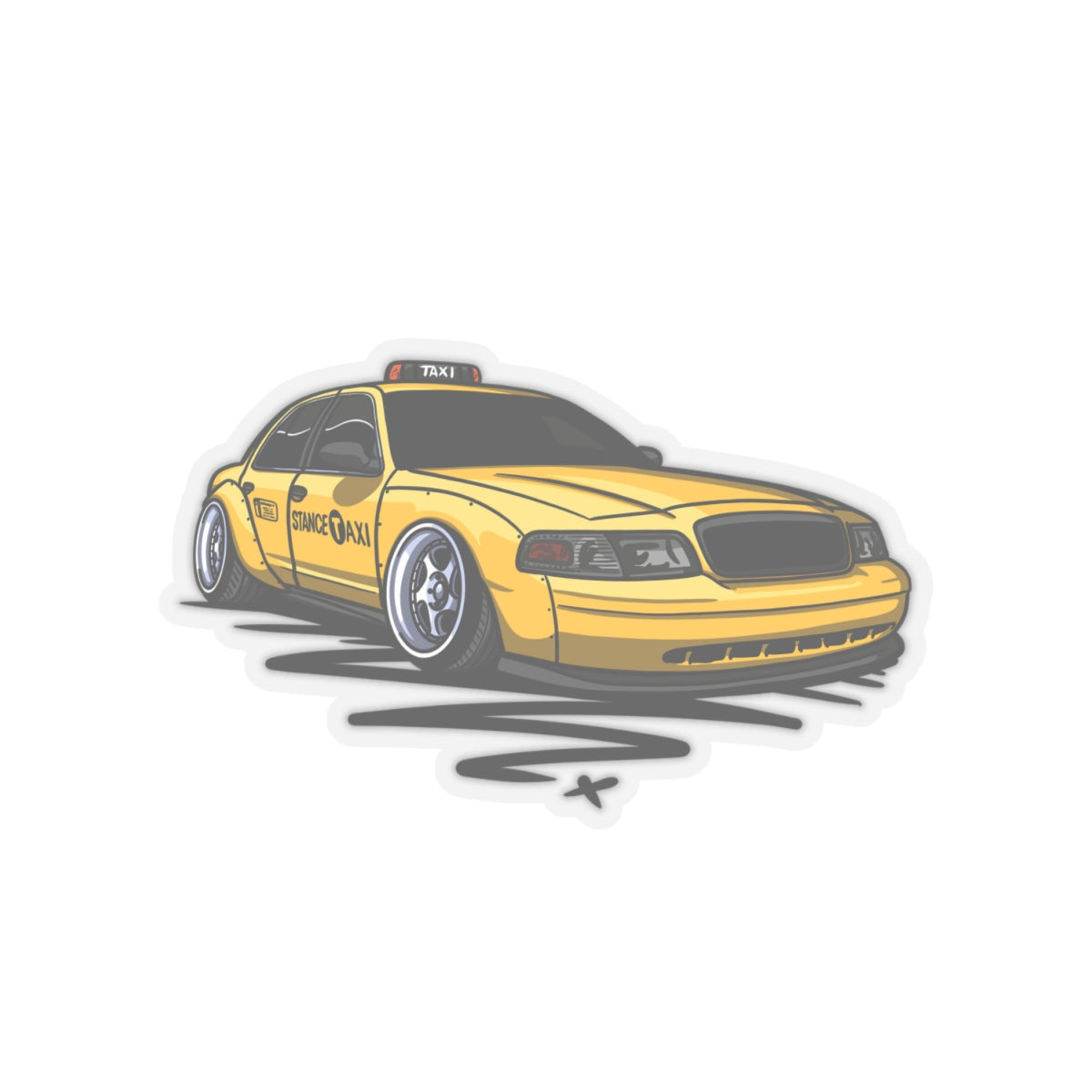 Sxetched X r0cean11 - Stance Taxi - Sticker