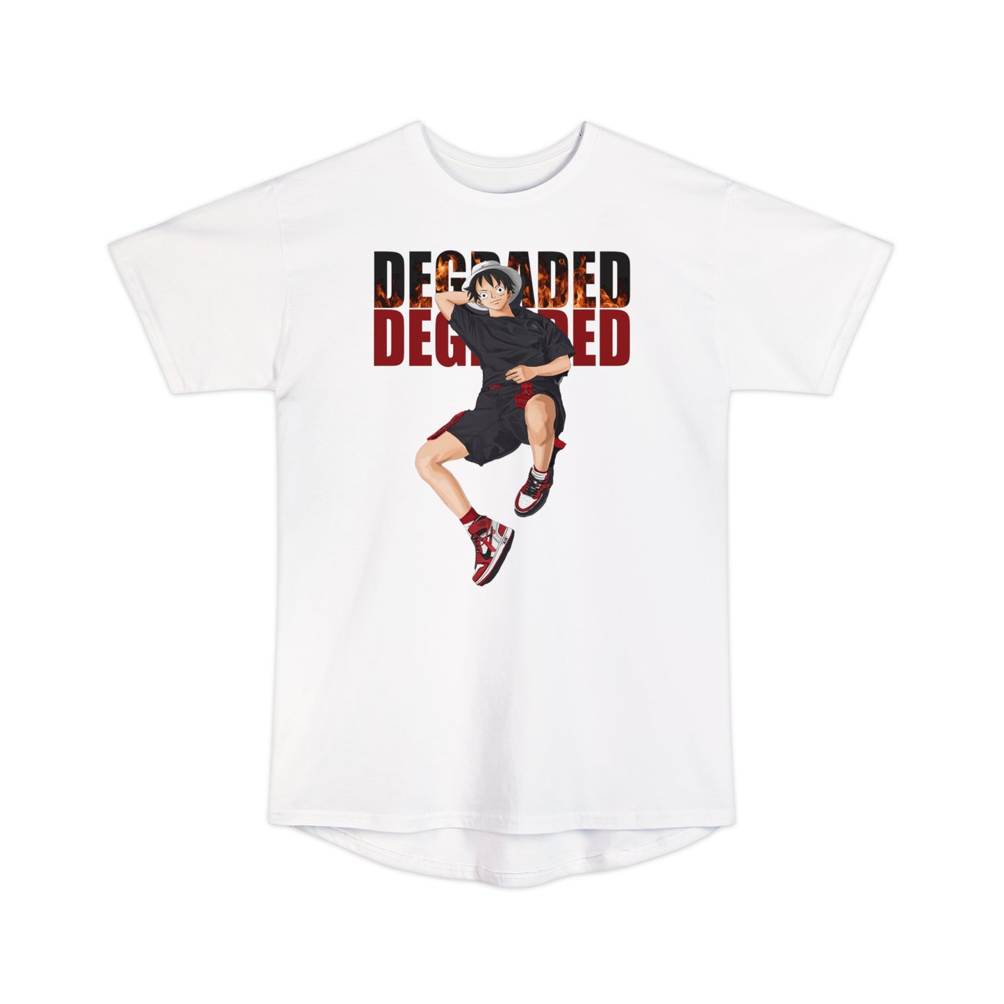 One Piece - Degraded- Long Body Urban Tee