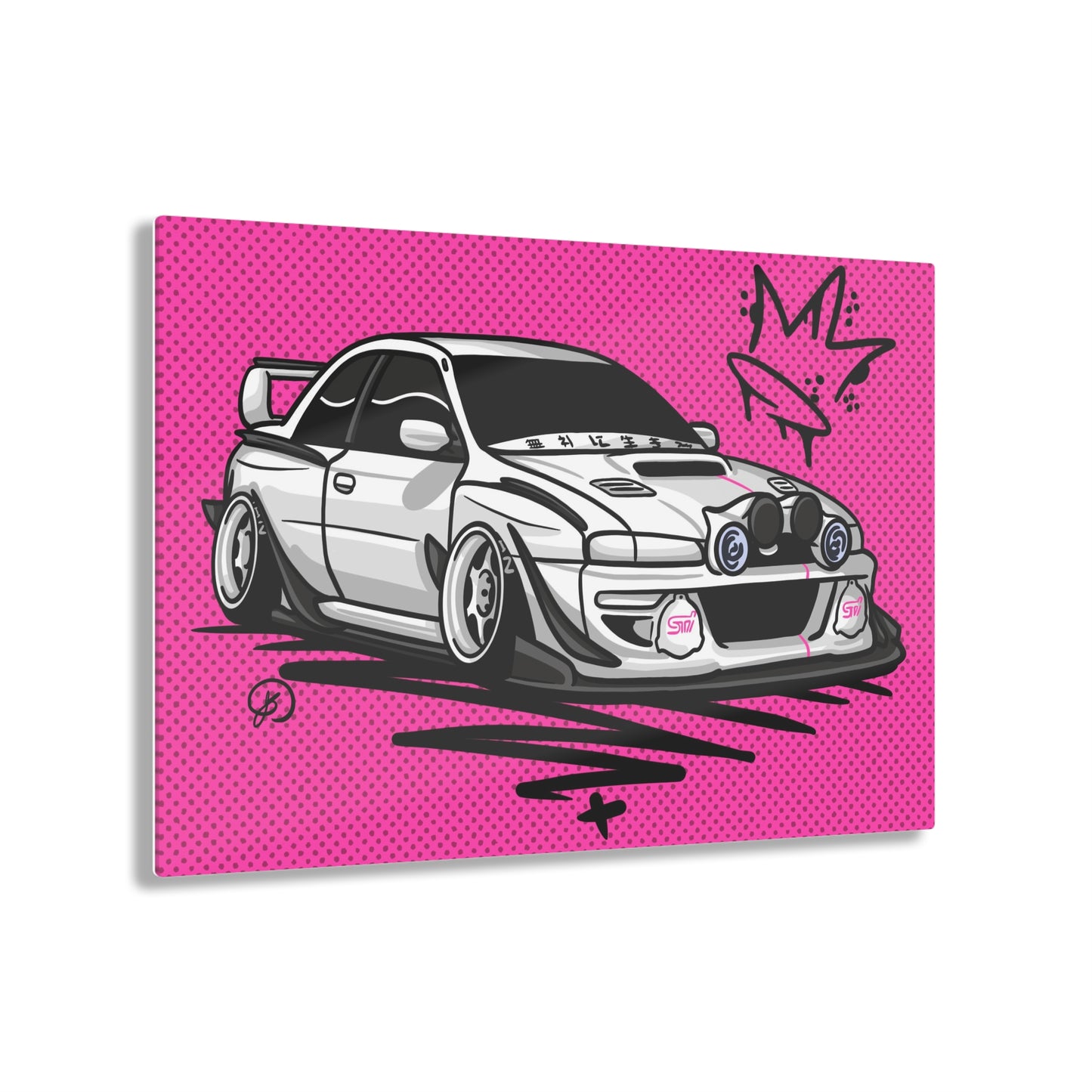 Sxetched X r0cean11 - Subie - Acrylic Print