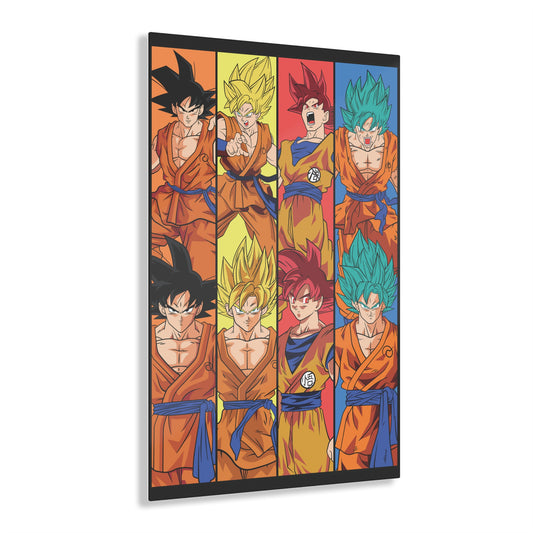Dragon Ball - Goku Levels - Acrylic Print