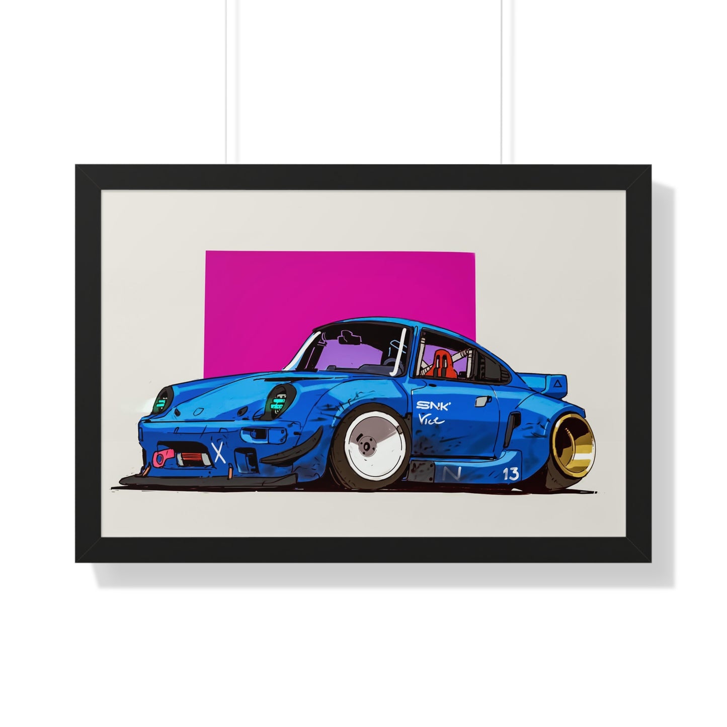 Anime '82 - RWB - Framed Poster