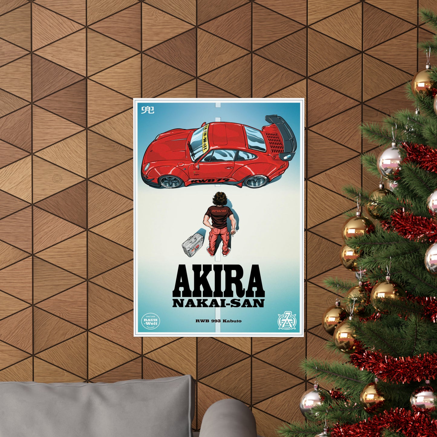 Anime '82 - Akira Nakai-San - RWB 993 Kabuto - Matte Poster