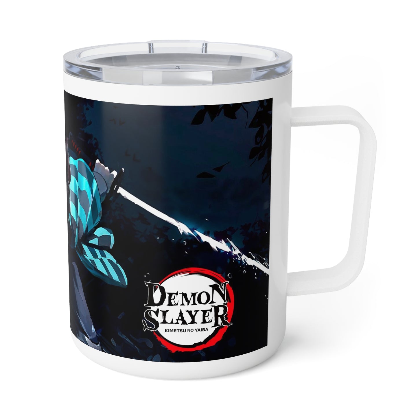 Demon Slayer - Tanjiro Water Breathing - Insulated Coffee Mug, 10oz