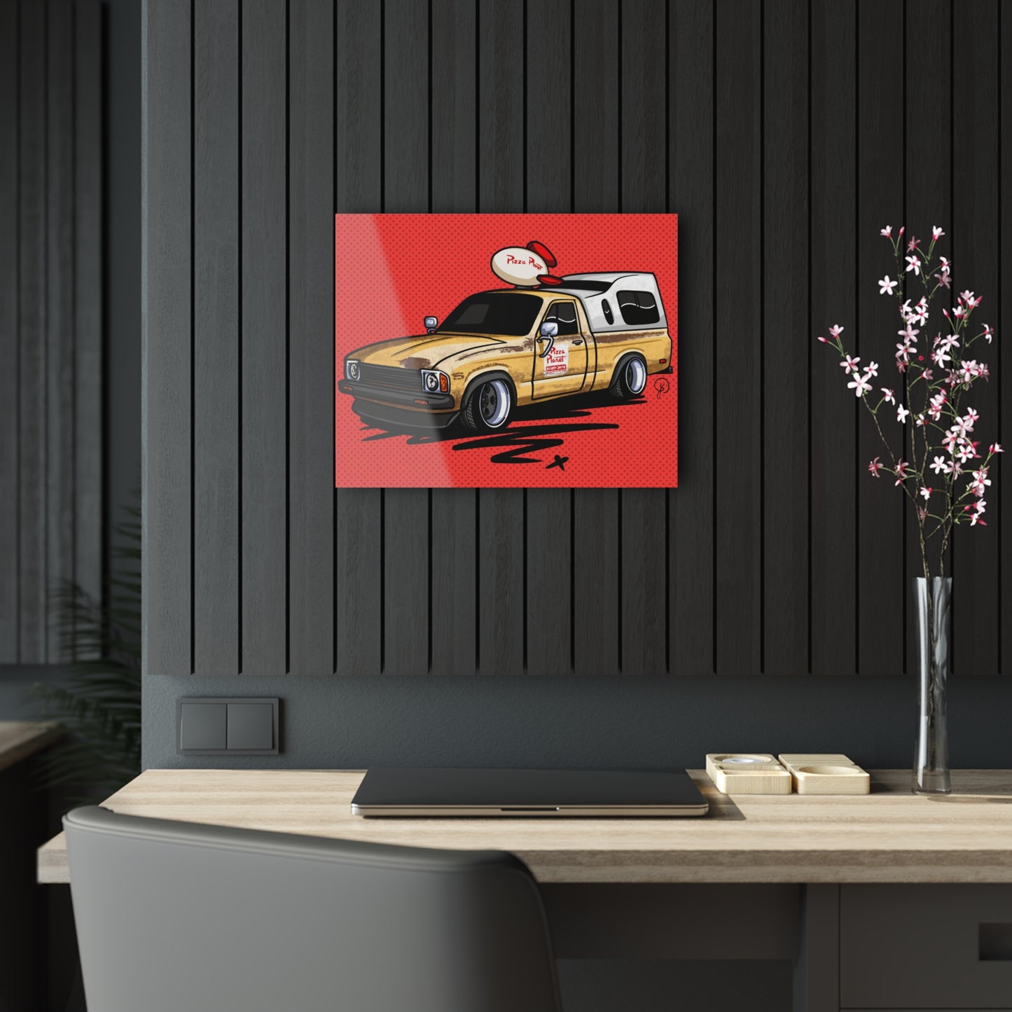 Sxetched X r0cean11 - Pizza Planet - Acrylic Print