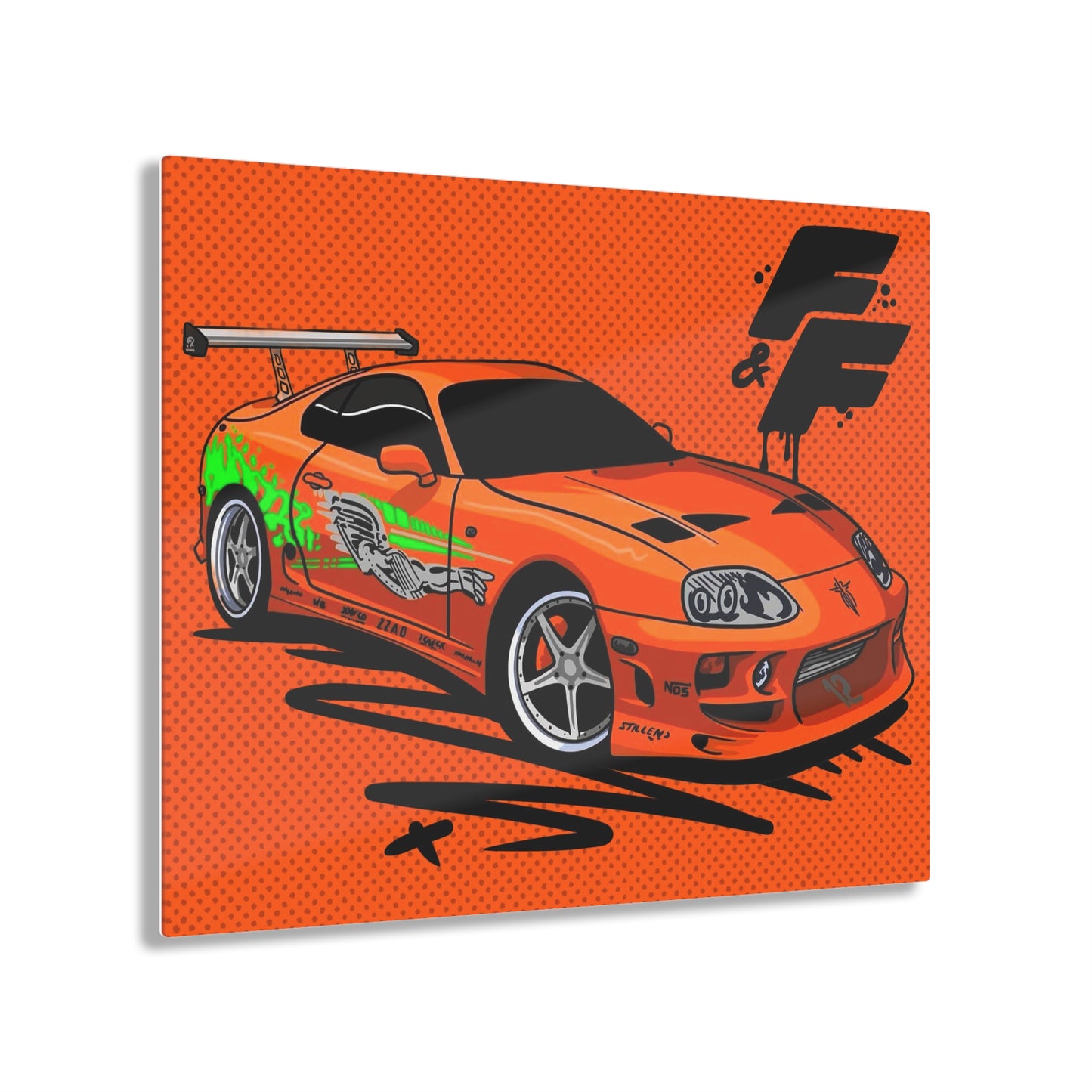 Sxetched X r0cean11 - FF Supra - Acrylic Print