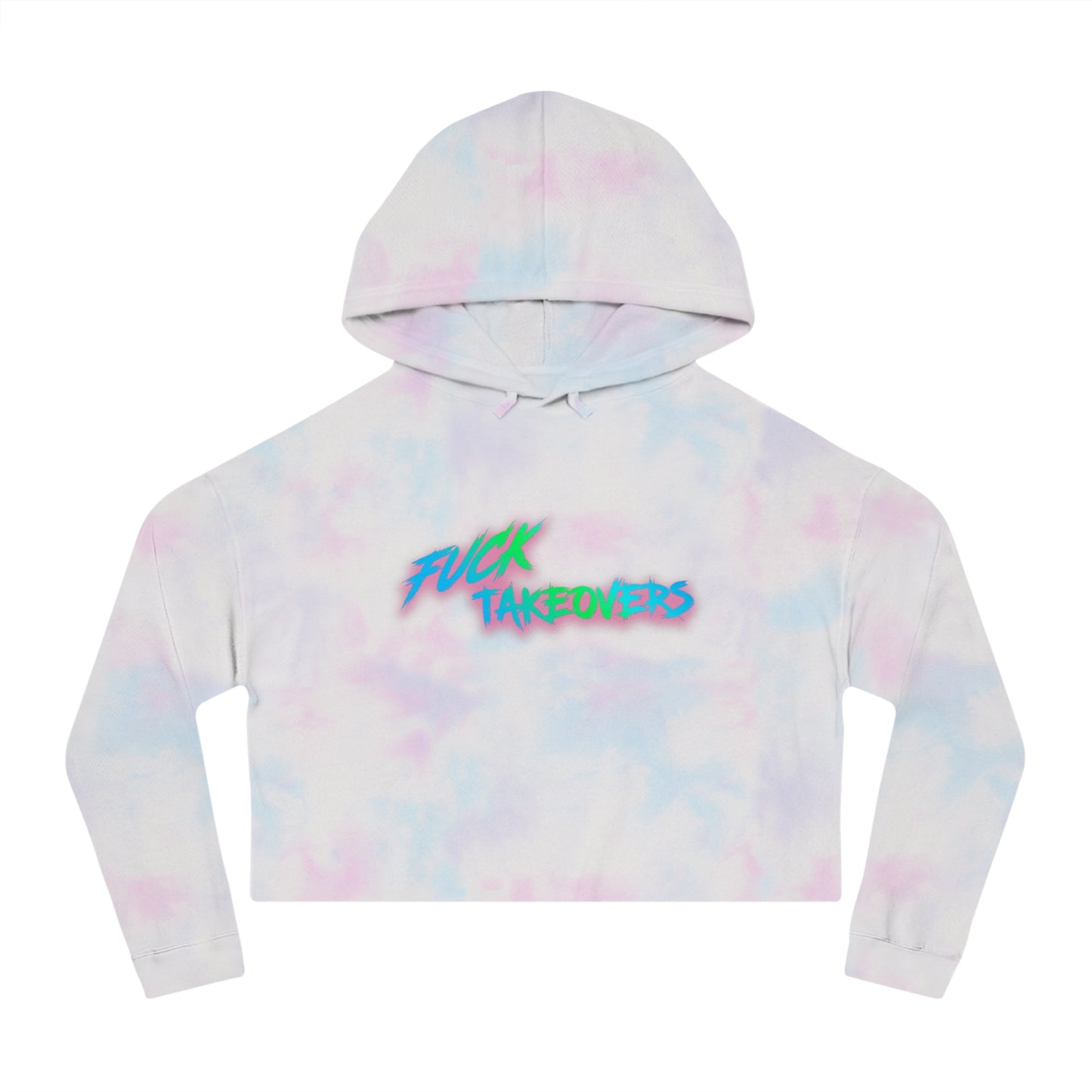 r0cean11 - F*ck Takeovers - Womens Cropped Hoodie