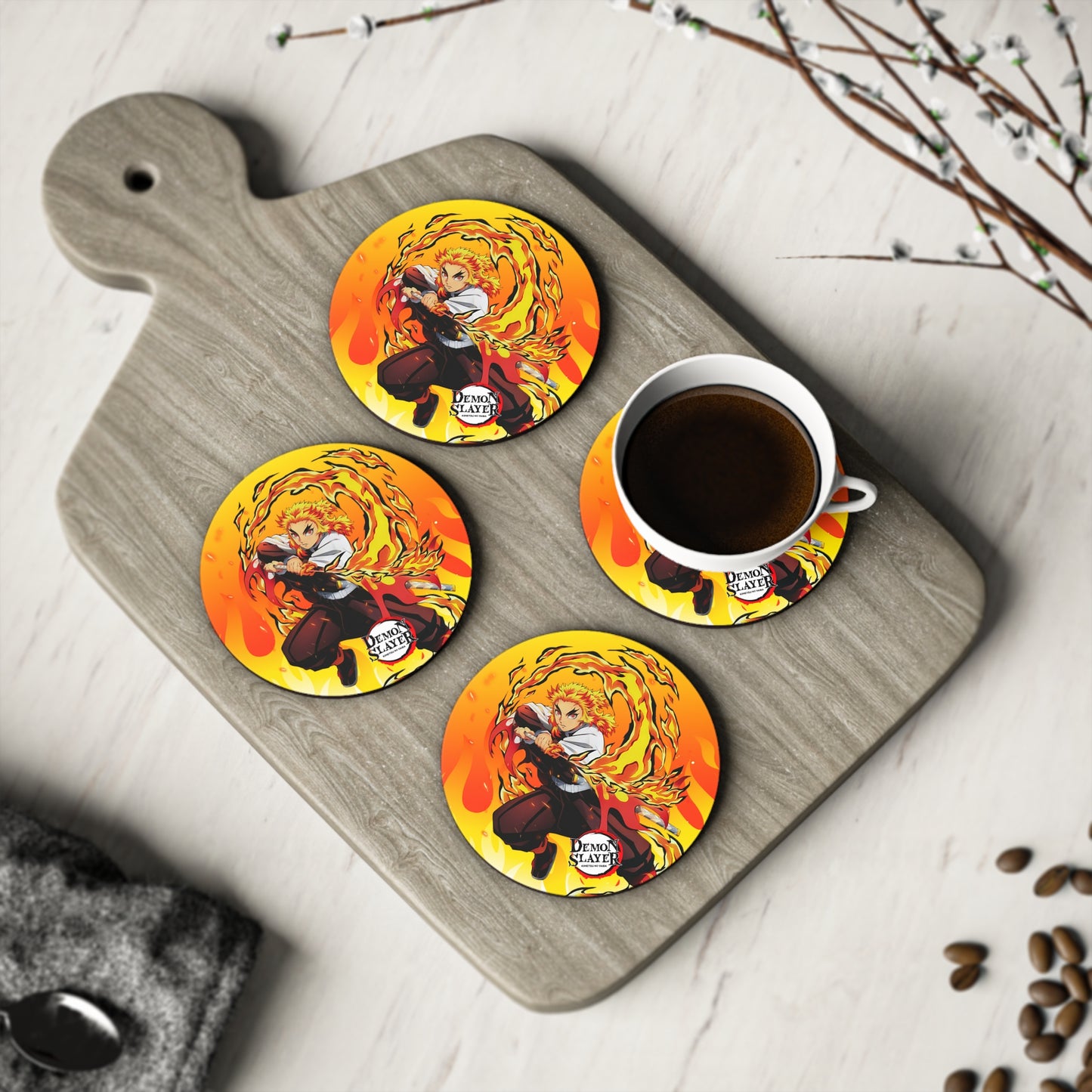 Demon Slayer - Rengoku - Coasters