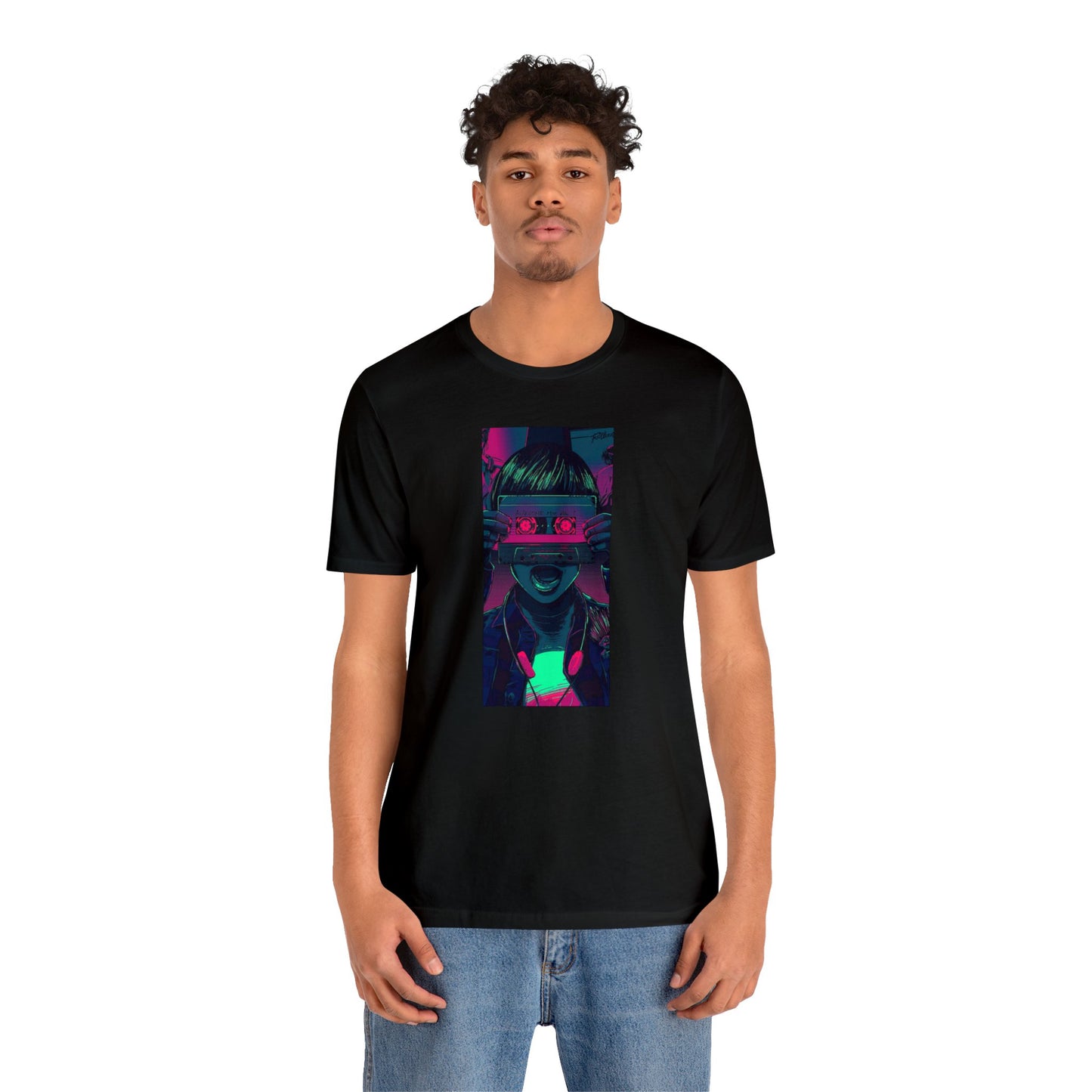 r0cean11 - Seeing Through The Music Vaporwave - Tshirt