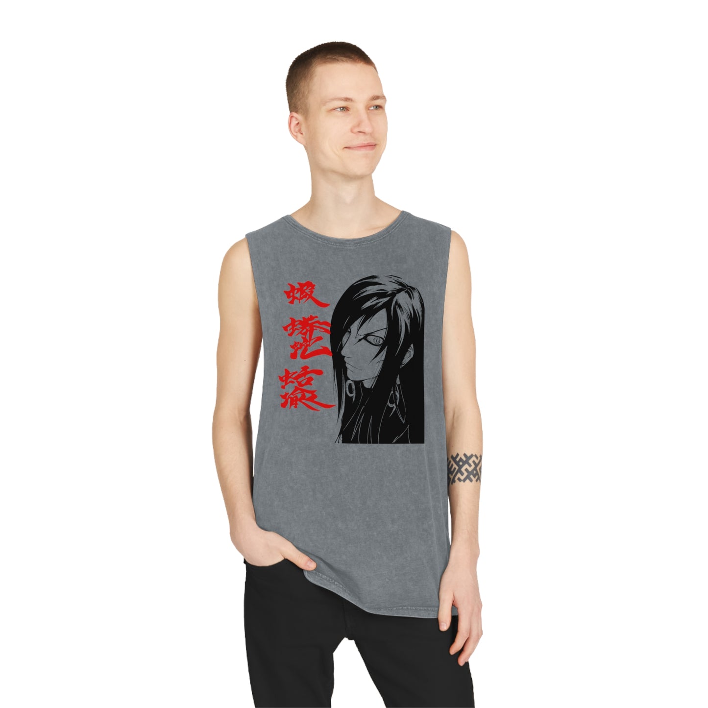 Naruto - Orochimaru - Stonewash Tank Top