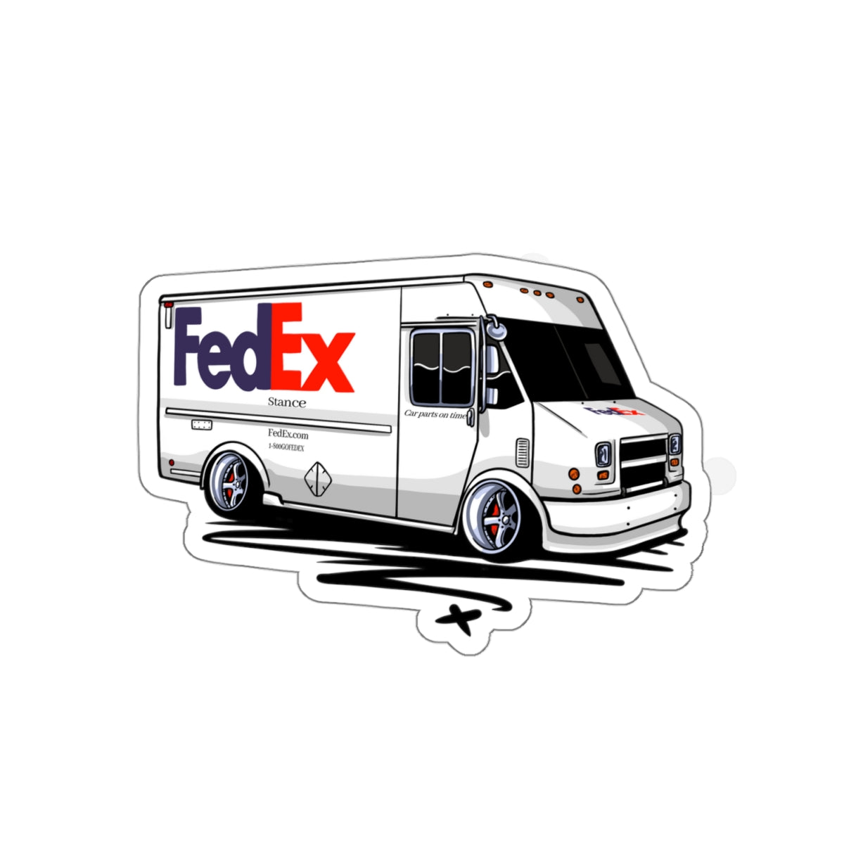Sxetched X r0cean11 - Car Parts On Time - Sticker