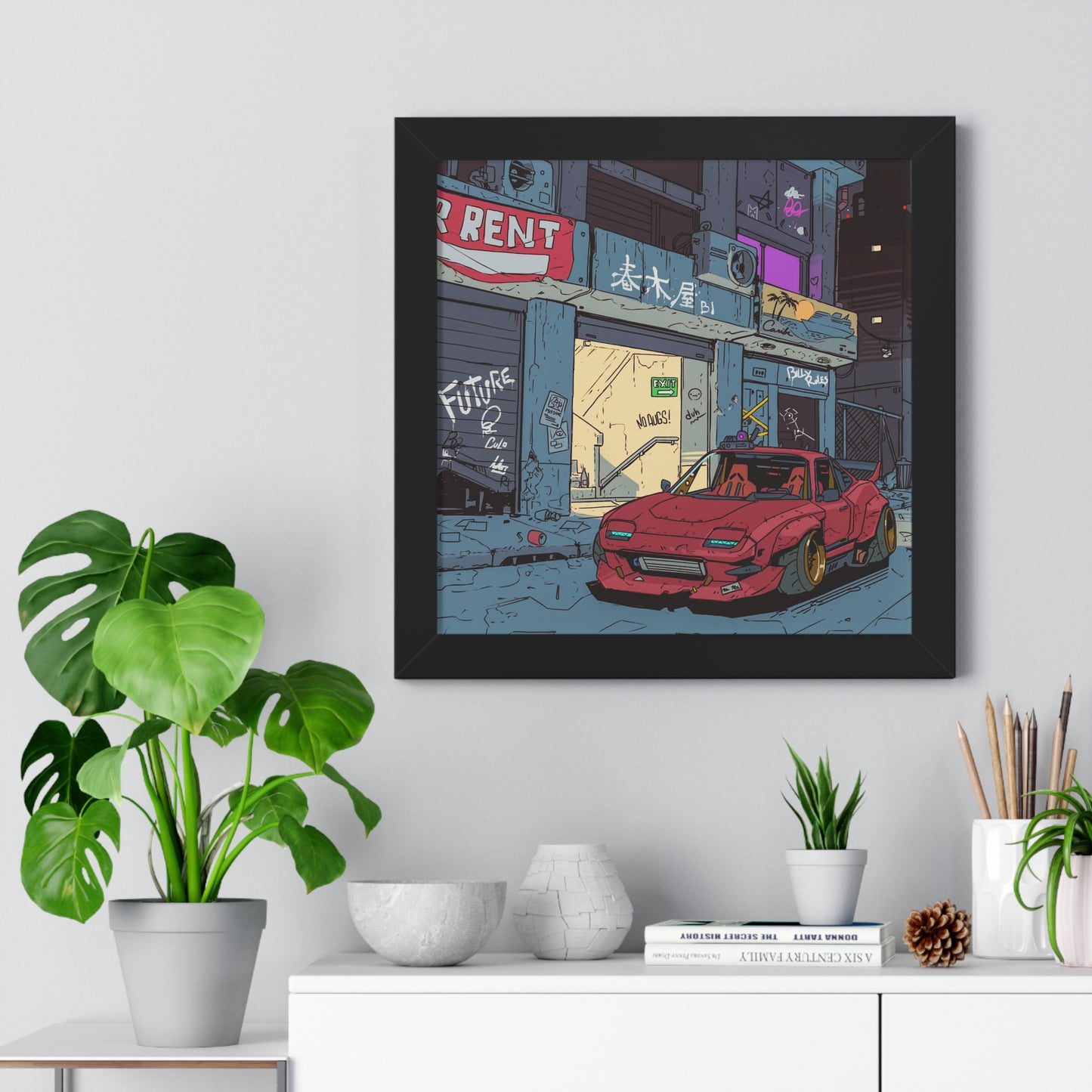 Anime '82 - Pick-Up or Delivery - Framed Horizontal Poster