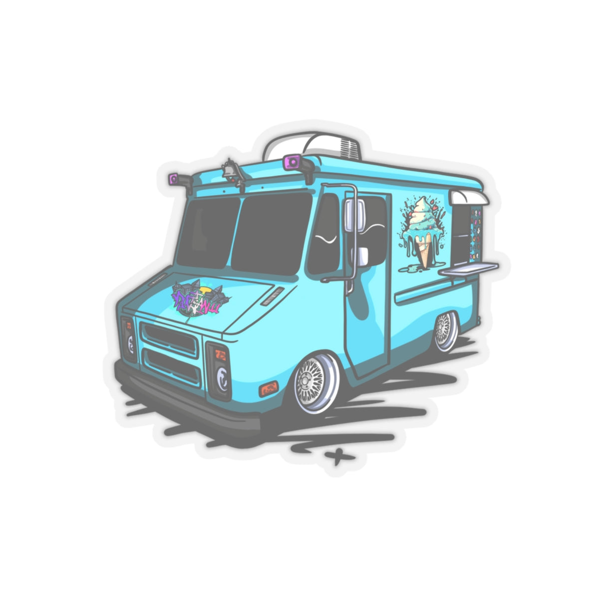 Sxetched X r0cean11 - I SCREAM - Sticker