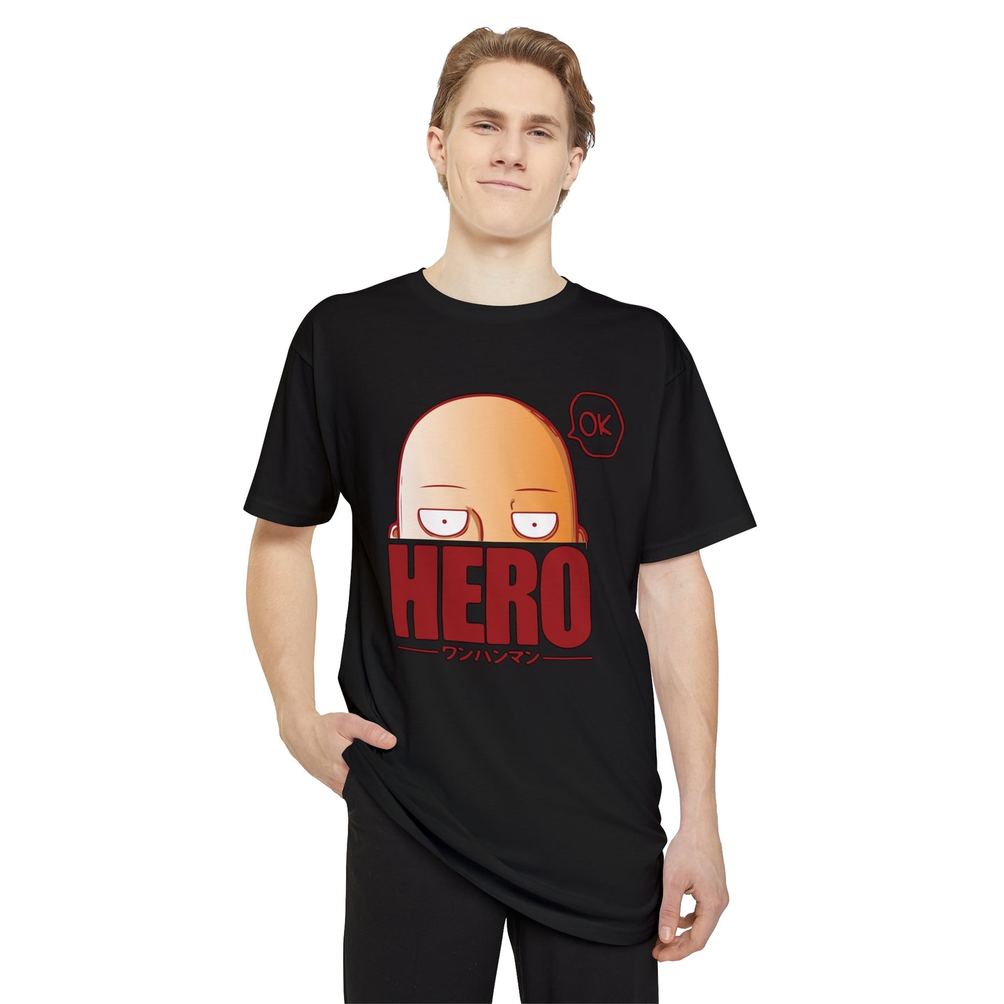 One Punch Man - Hero - Long Body Urban Tee