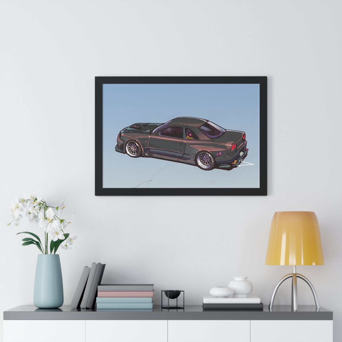 Anime '82 - Skyline - Framed Poster