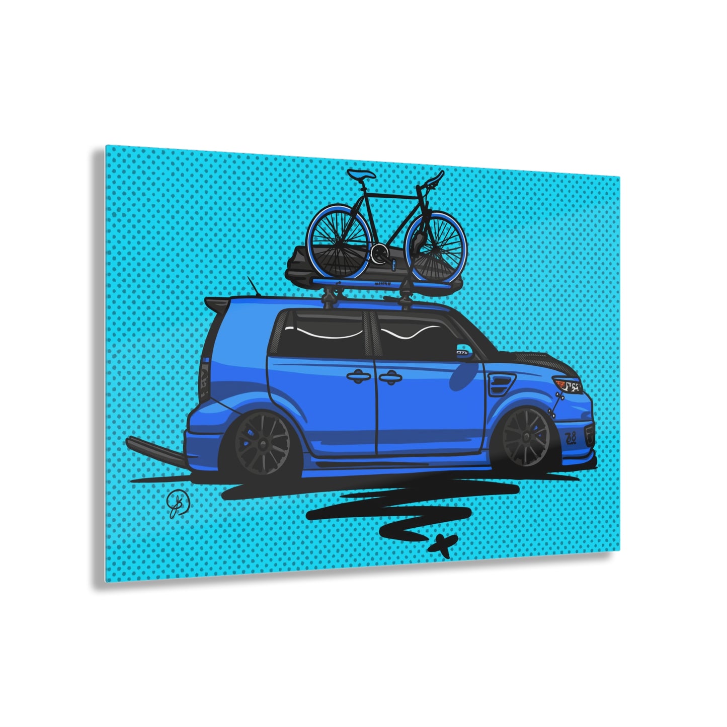 Sxetched X r0cean11 - 2011 Scion xB RS8.0 - Acrylic Print