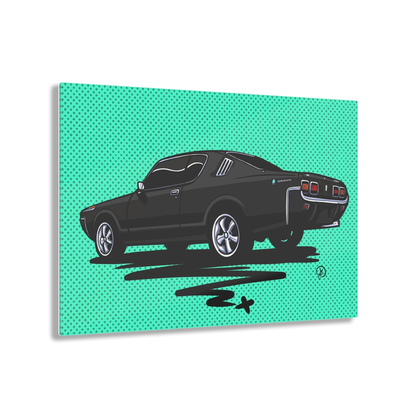 Sxetched X r0cean11 - 1971 Toyota Crown Hardtop Deluxe - Acrylic Print