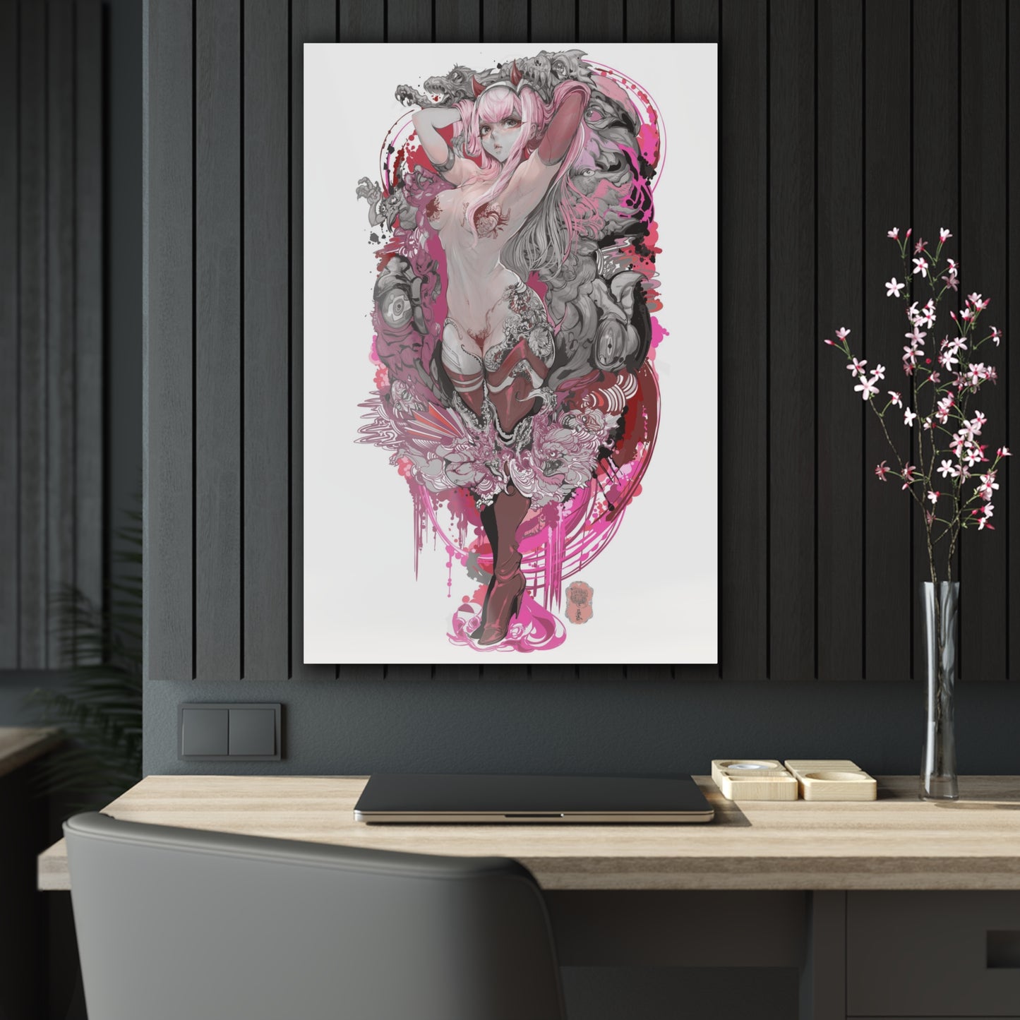 Darling in the Franxx - Zero Two - Fine Art Acrylic