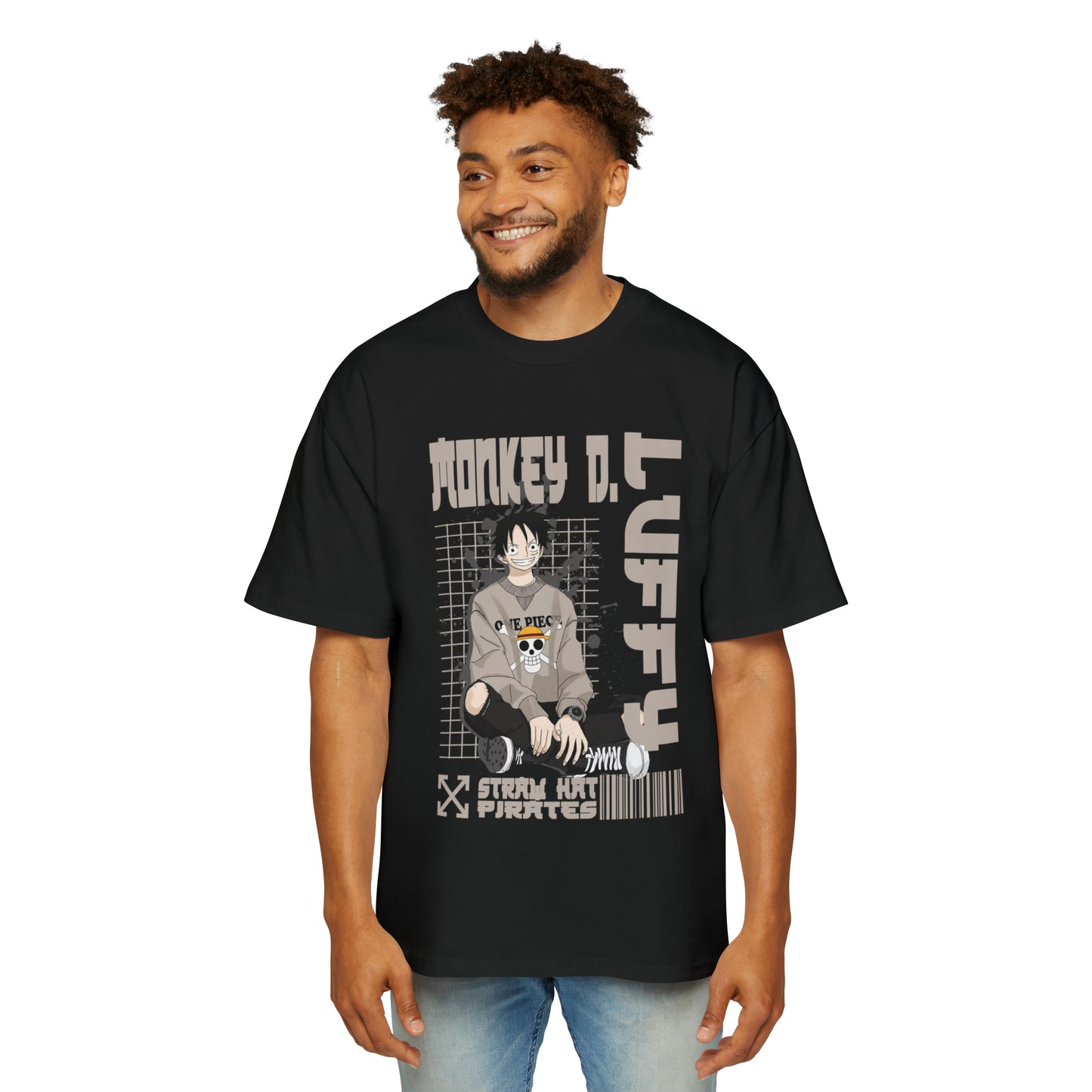 One Piece - Luffy Streetwear - Heavy Oversized Tee