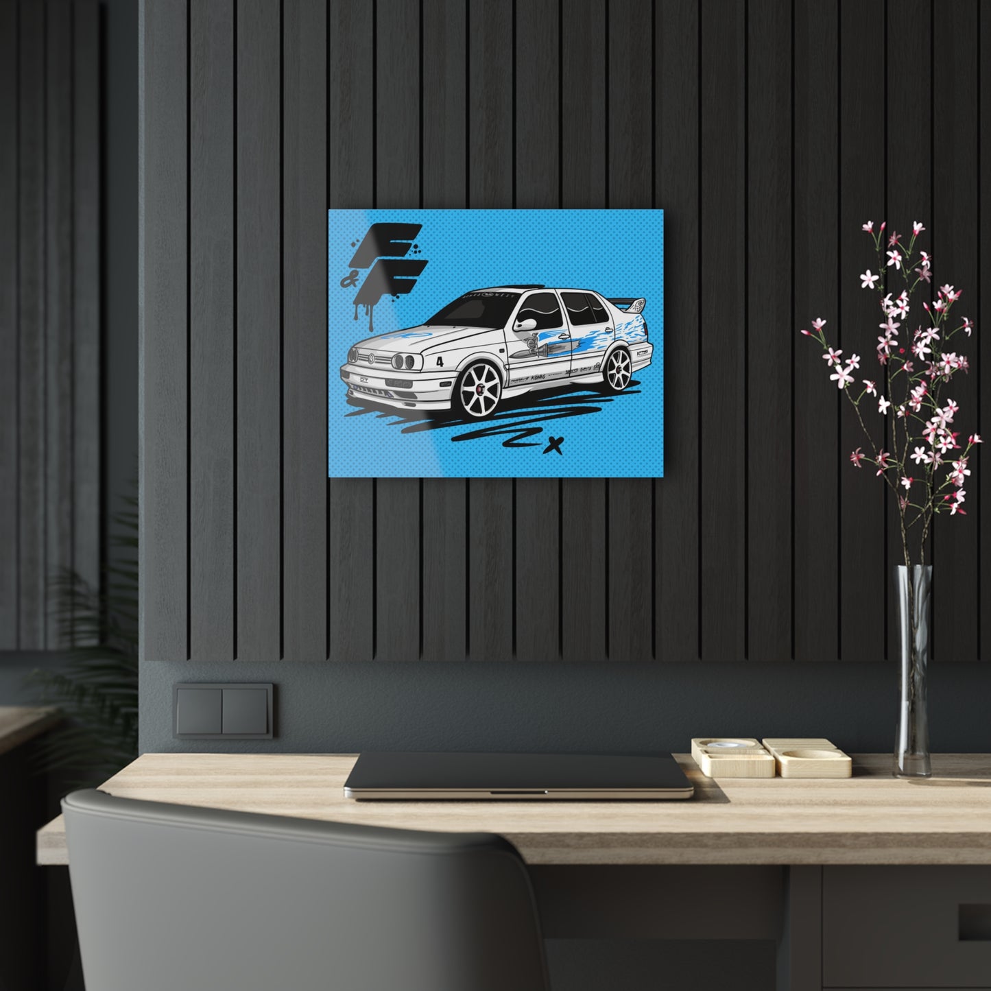 Sxetched X r0cean11 - FF Jetta - Acrylic Print