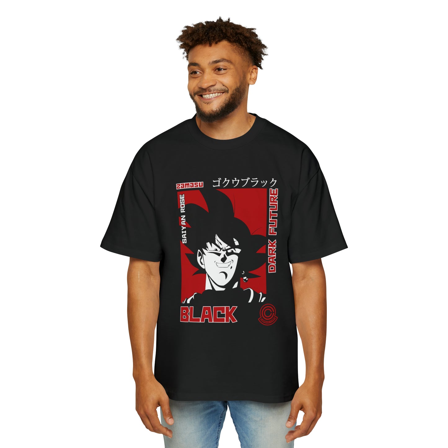 Dragon Ball - Black - Heavy Oversized Tee