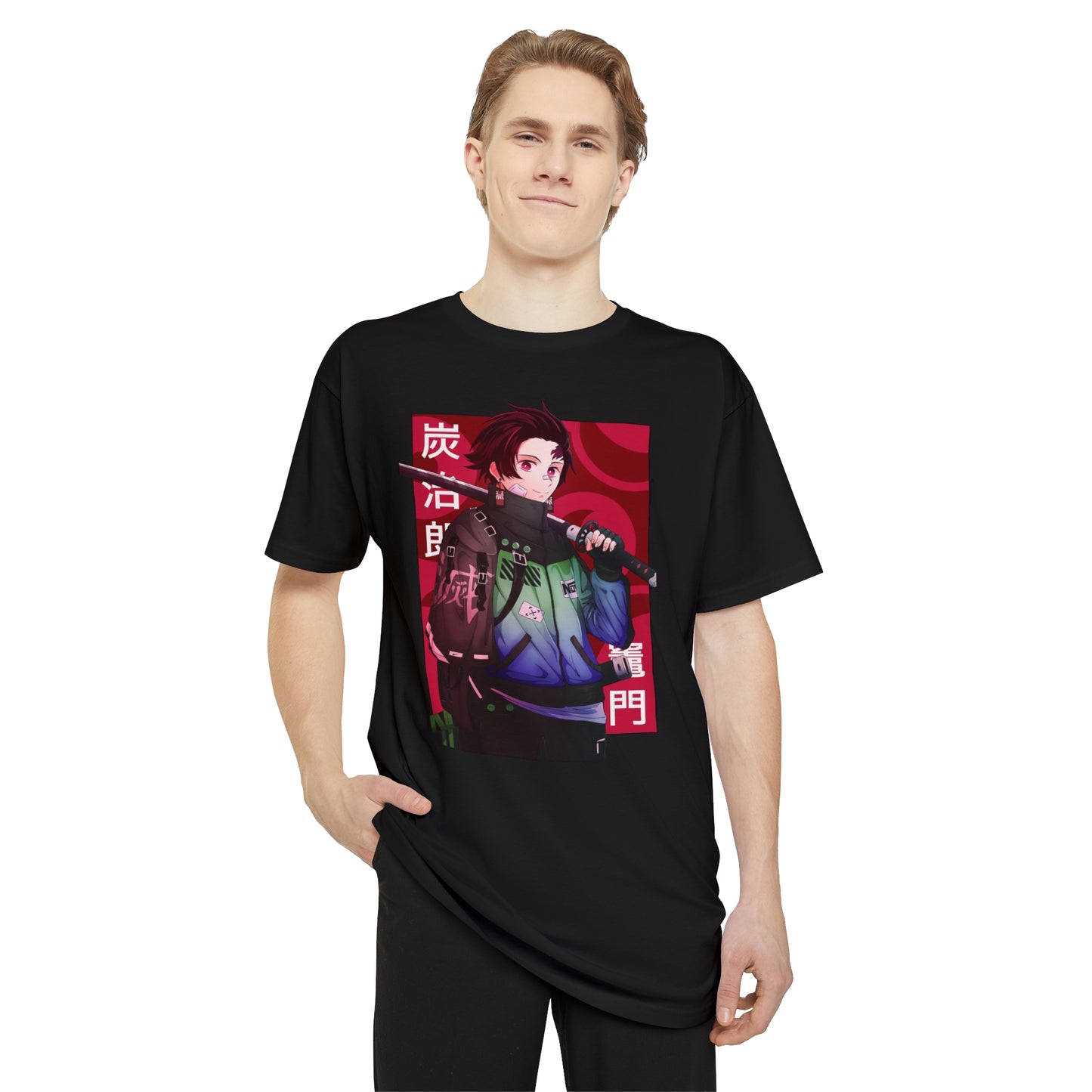 Demon Slayer - Tanjiro Street Wear - Long Body Urban Tee