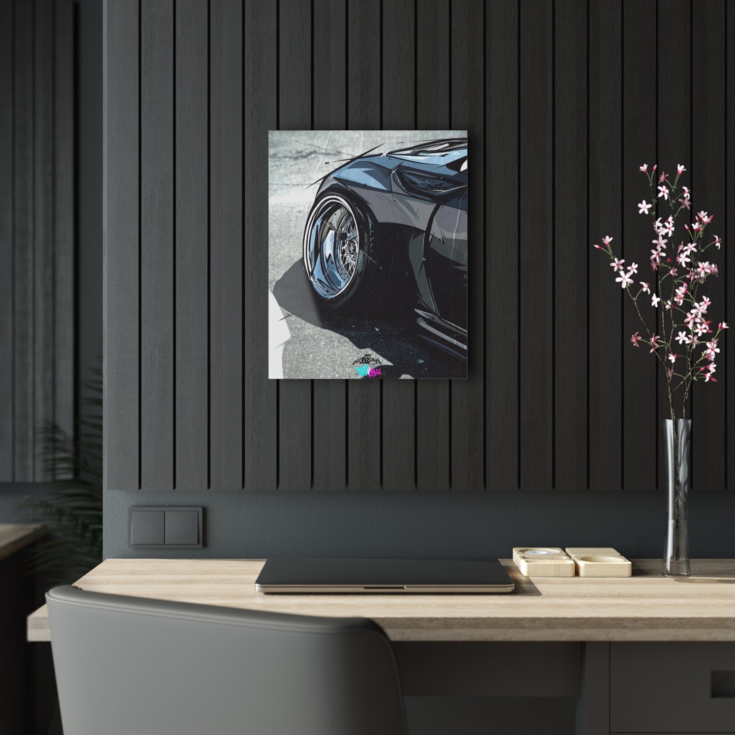 Kid Tweak X r0cean11 - Grey FRZ86 - Acrylic Print