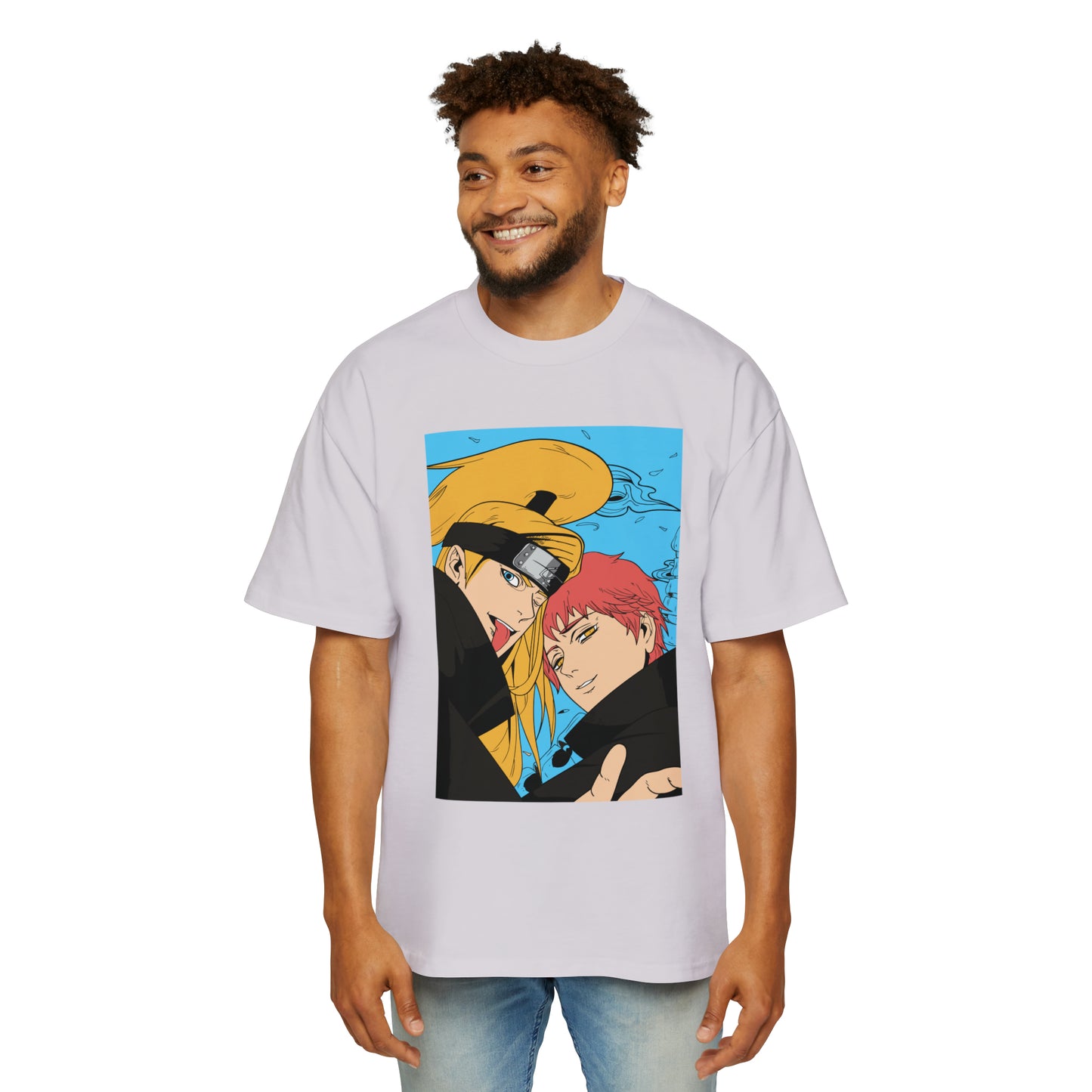 Naruto - Deidara and Sasori - Heavy Oversized Tee
