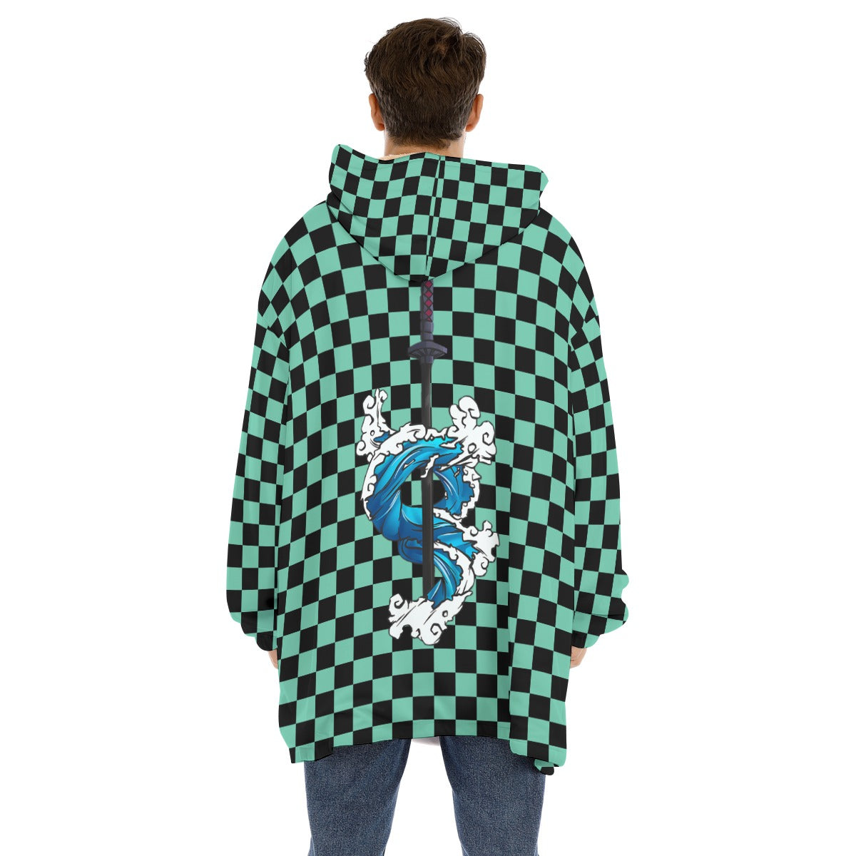 Demon Slayer - Tanjiro - Sherpa Fleece Hoodie Blanket