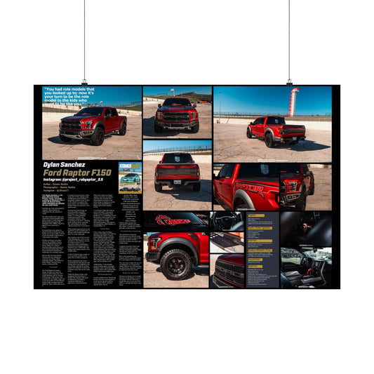 Stance Auto Magazine - 2017 Ford F150 Raptor - Poster