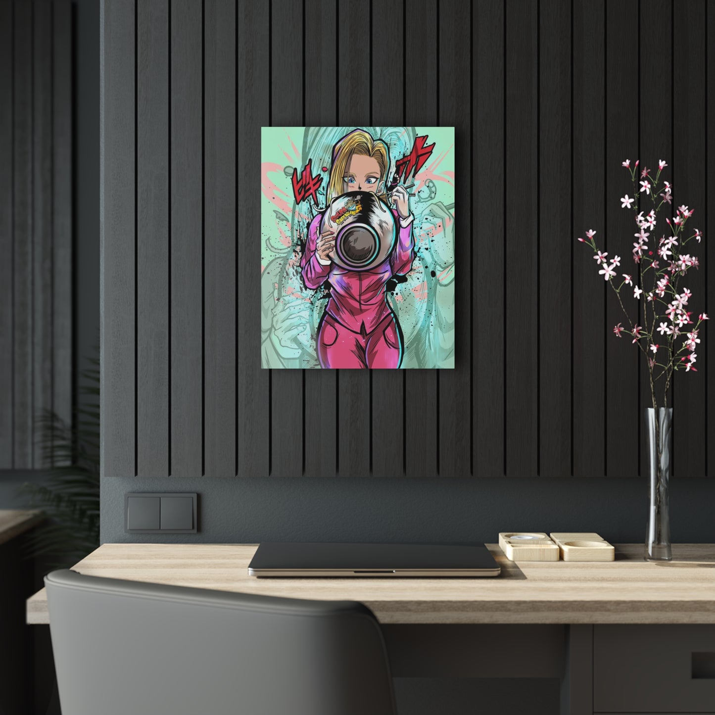 Dragon Ball - Android 18 Ramen Bowl - Acrylic Print