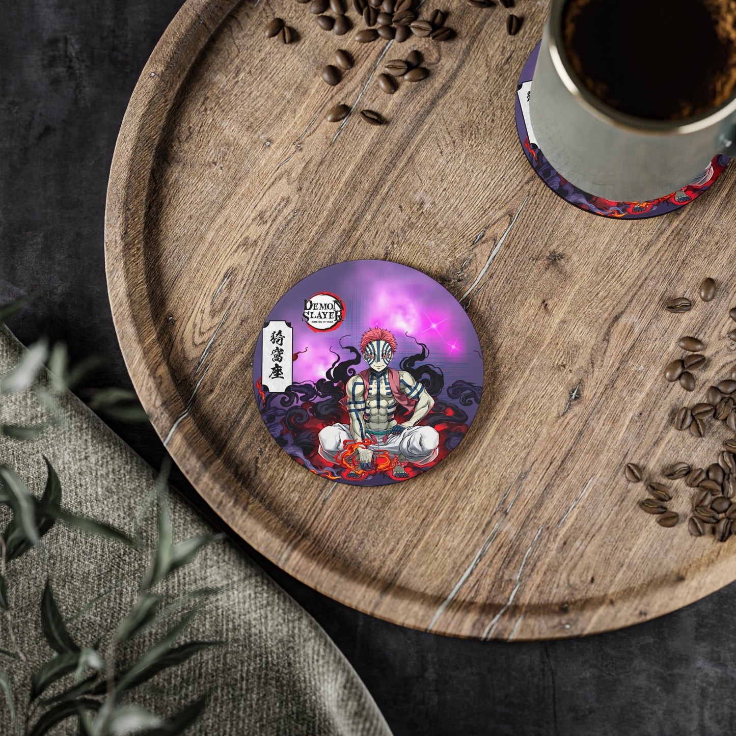 Demon Slayer - Akaza - Coasters