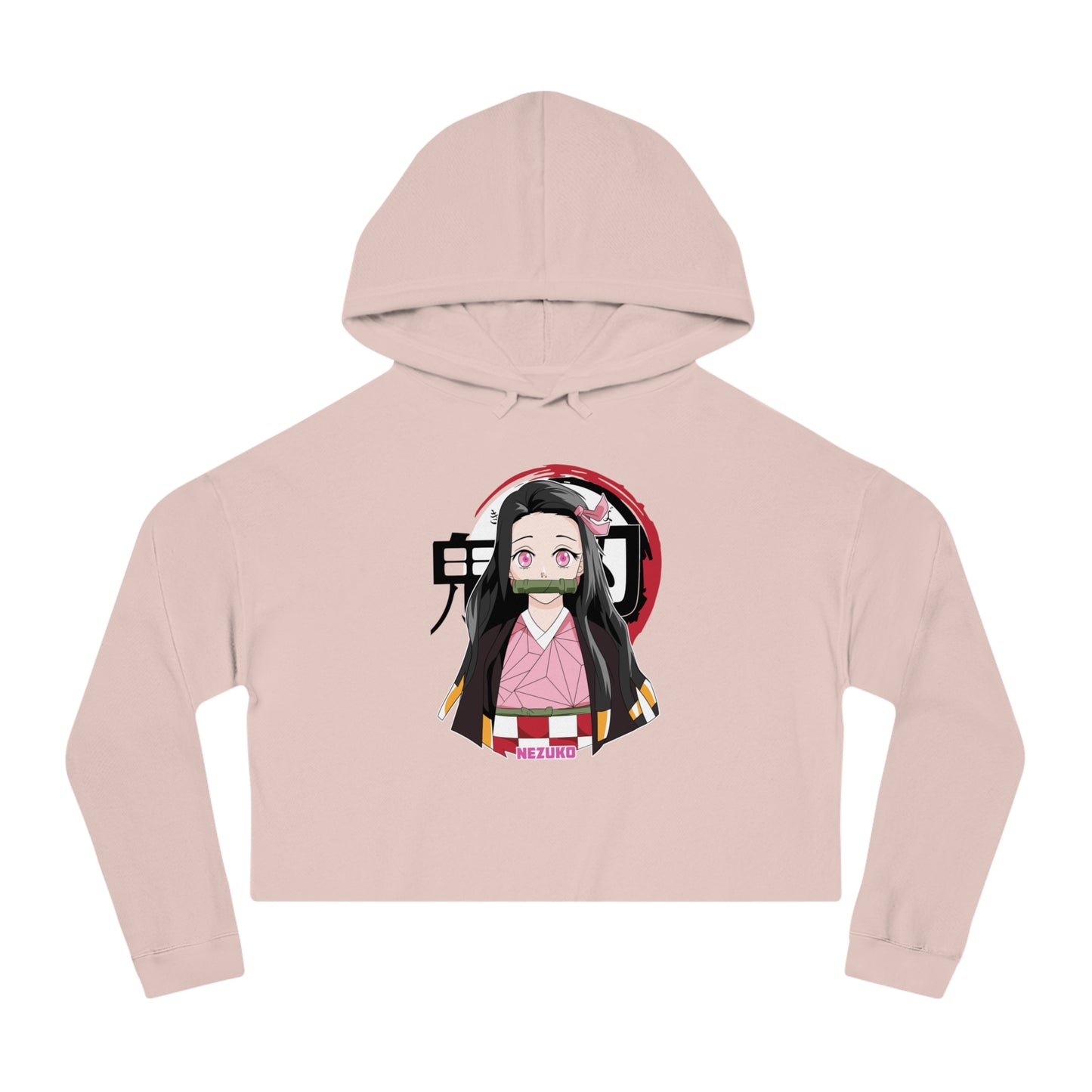 Demon Slayer - Nezuko - Womens Cropped Hoodie