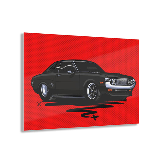 Sxetched X r0cean11 - 1972 Toyota Celica ST - Acrylic Print