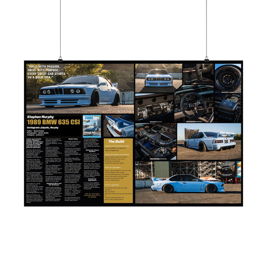 Stance Auto Magazine - 1989 BMW 635csi