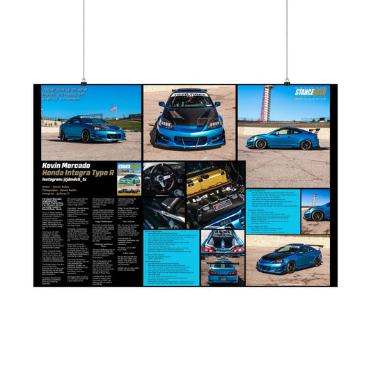 Stance Auto Magazine - Honda Integra Type R - Poster