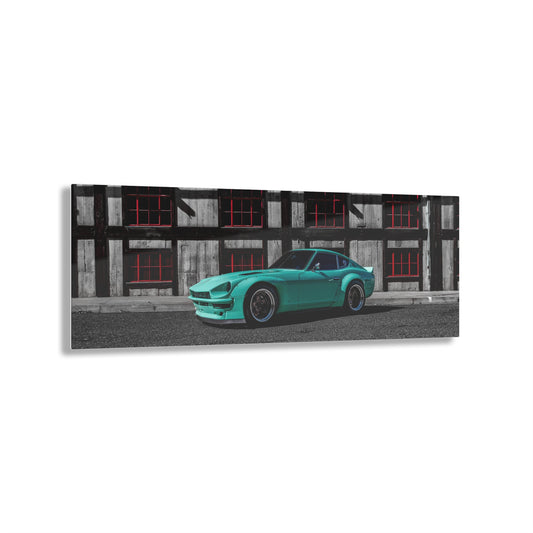 r0cean11 - 1972 Datsun 240z 'Minty' - Acrylic Print