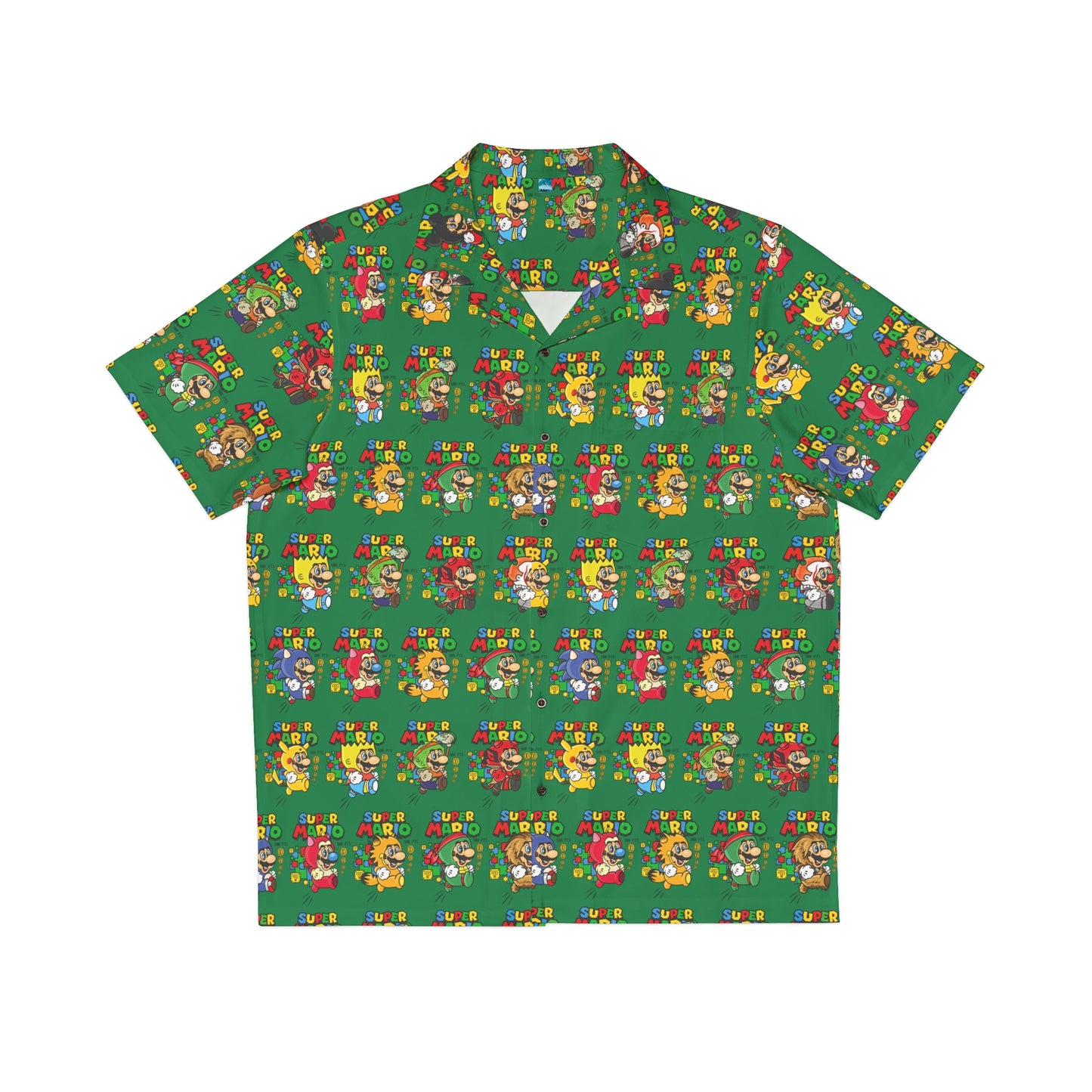 Mario - Pop Culture Powers - Kalikimaka (Christmas) Hawaiian Shirt